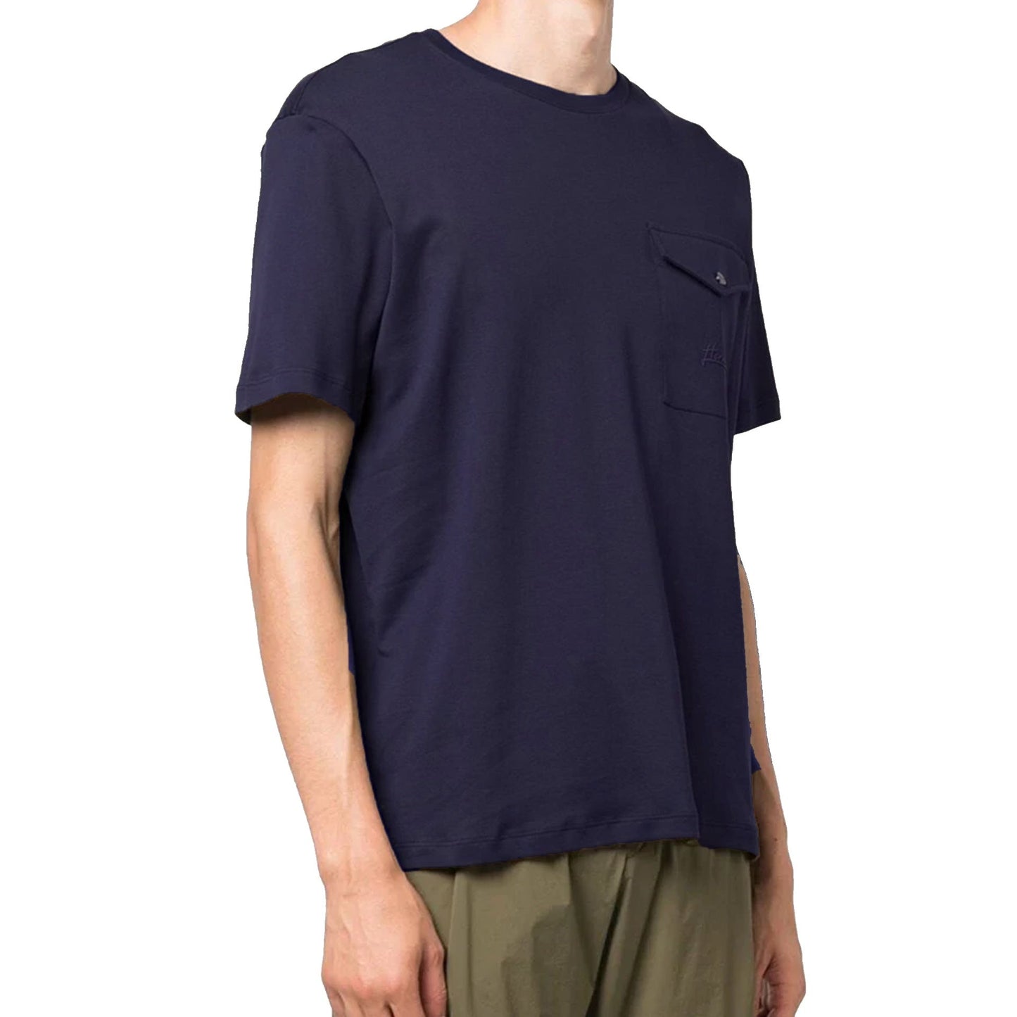 Herno Logo Detailed Crewneck T-Shirt Men HERNO