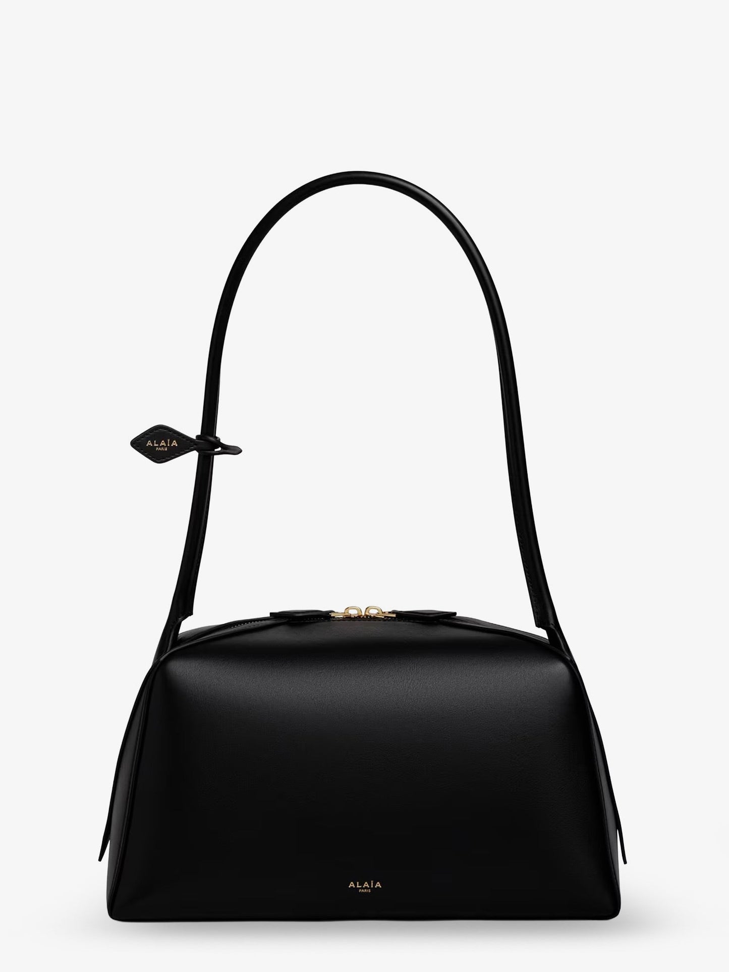 Alaia Women Bouledogue Leather Shoulder Bag ALAIA
