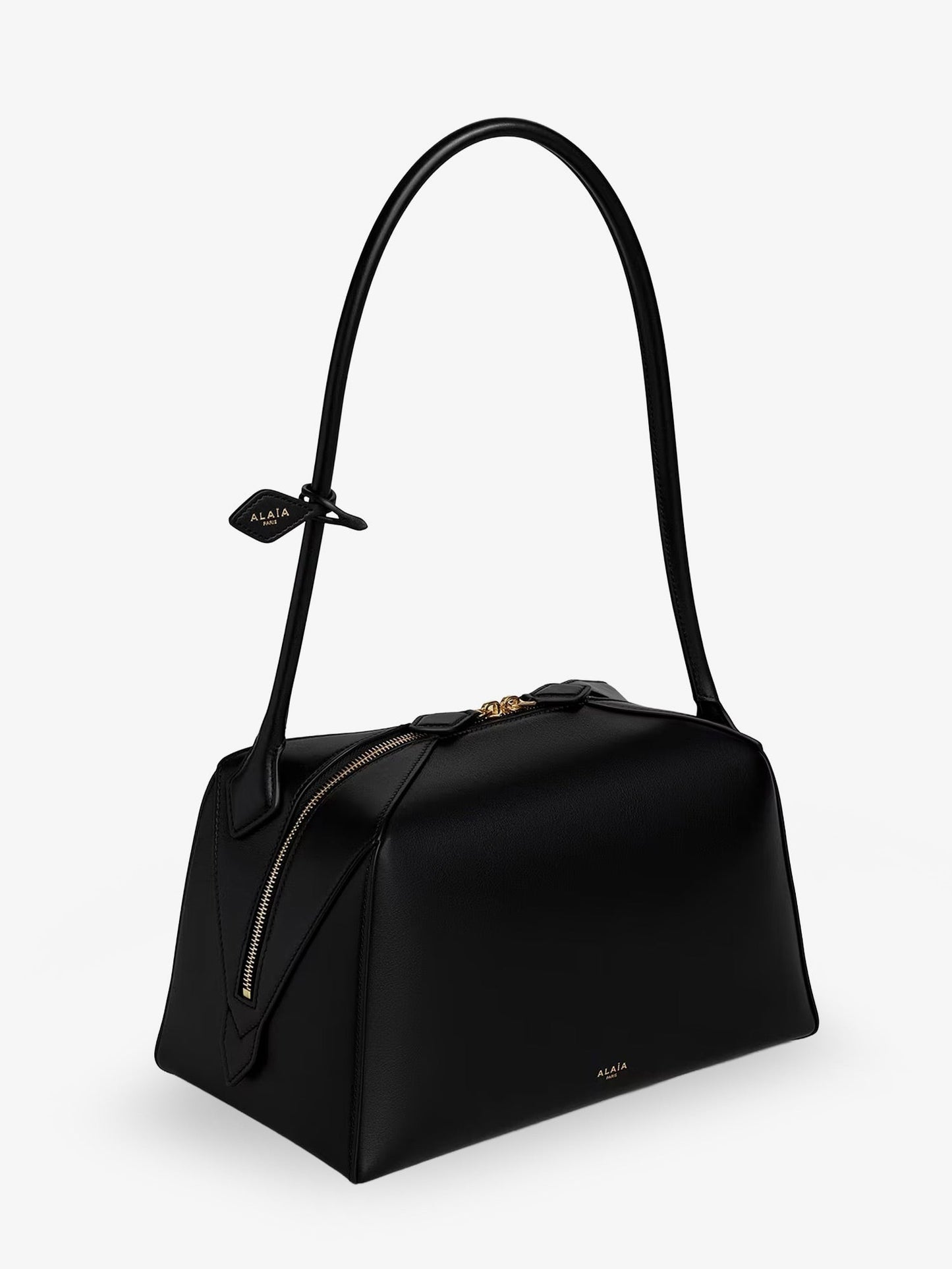 Alaia Women Bouledogue Leather Shoulder Bag ALAIA