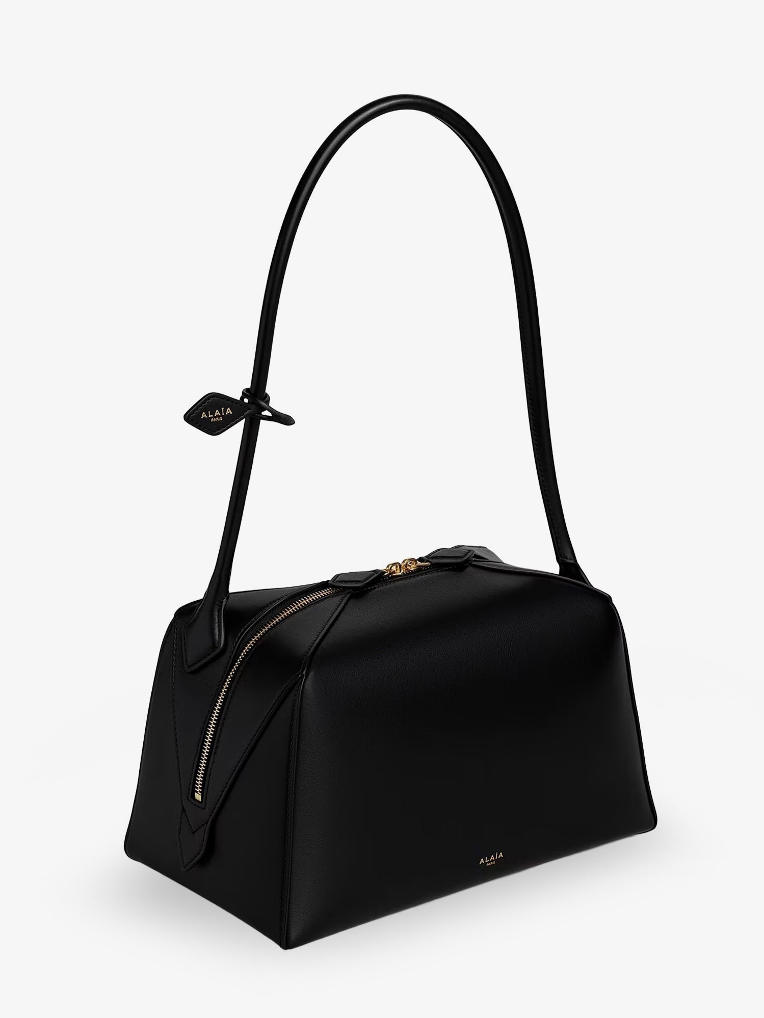 Alaia Women Bouledogue Leather Shoulder Bag ALAIA