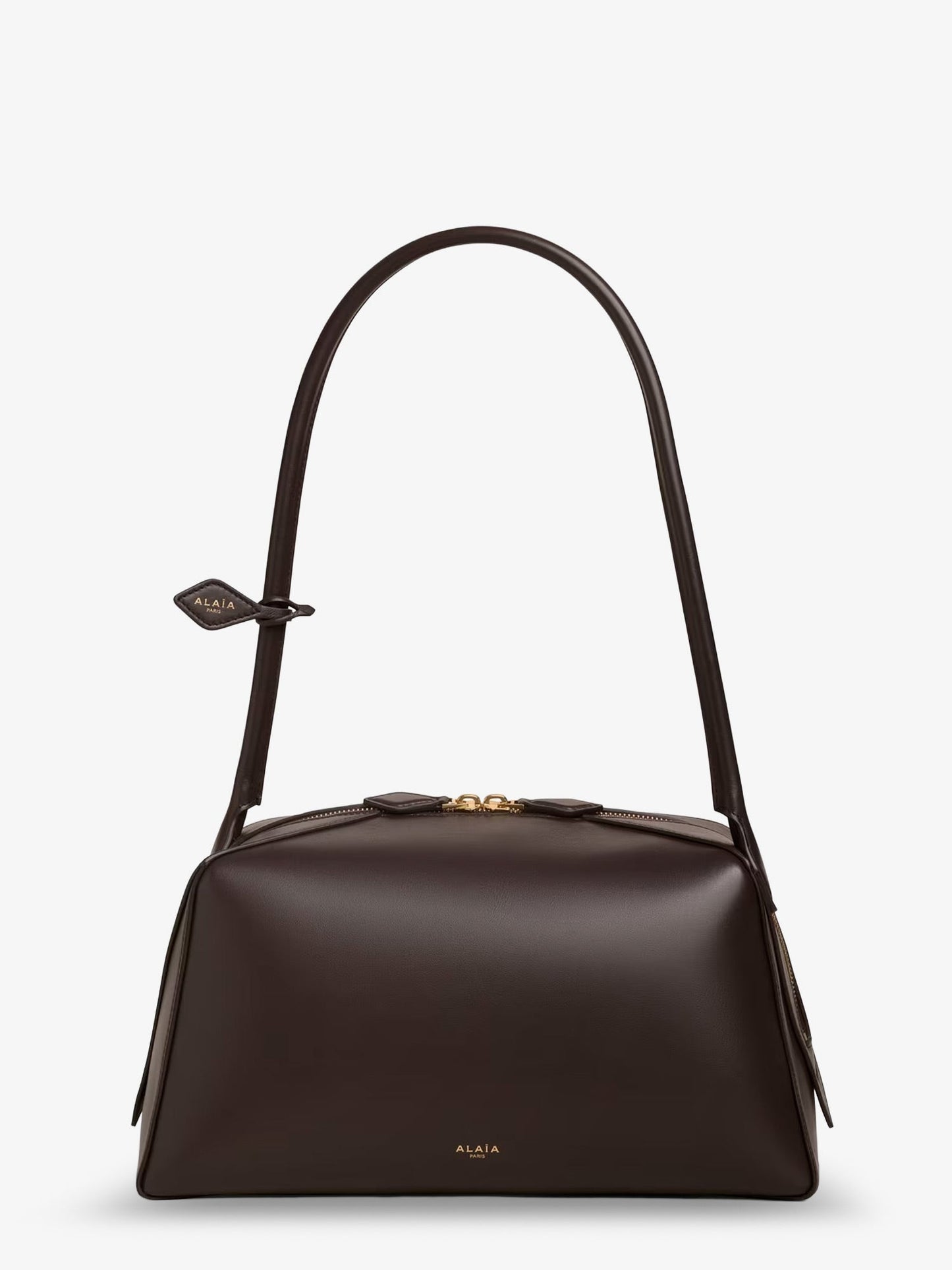 Alaia Women Bouledogue Leather Shoulder Bag ALAIA