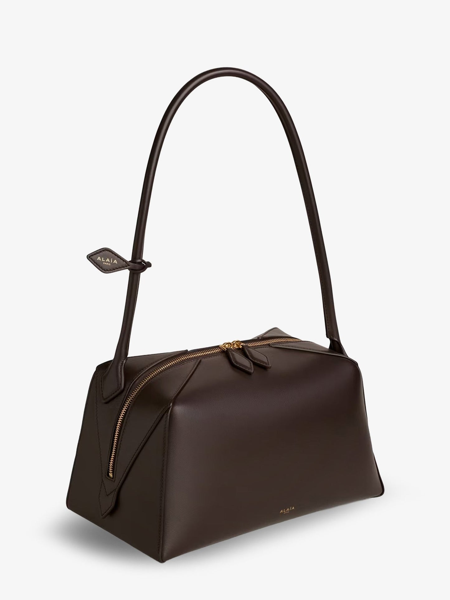 Alaia Women Bouledogue Leather Shoulder Bag ALAIA
