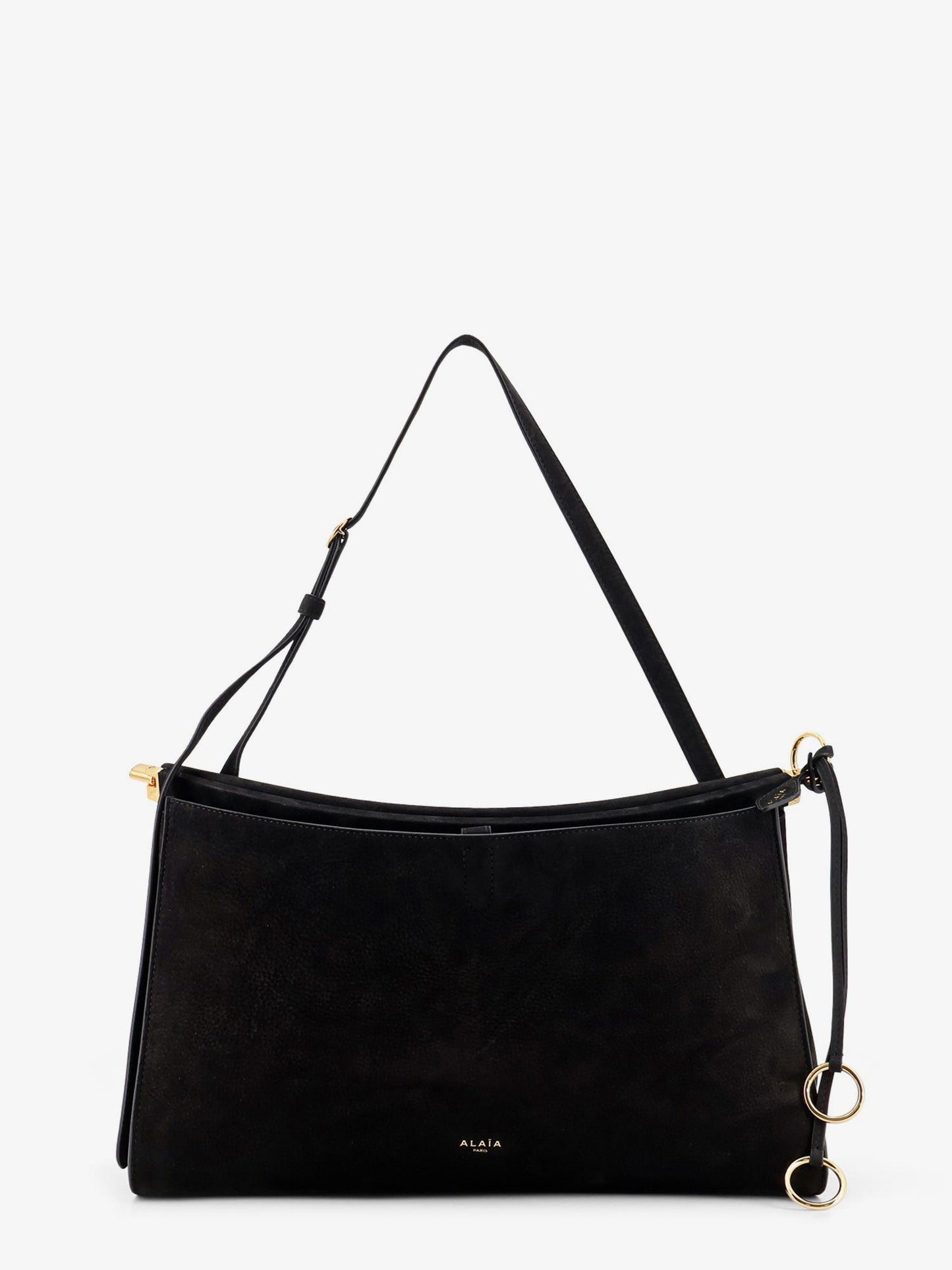 Alaia Women Le Click Pocket 35 Nabuk Shoulder Bag ALAIA
