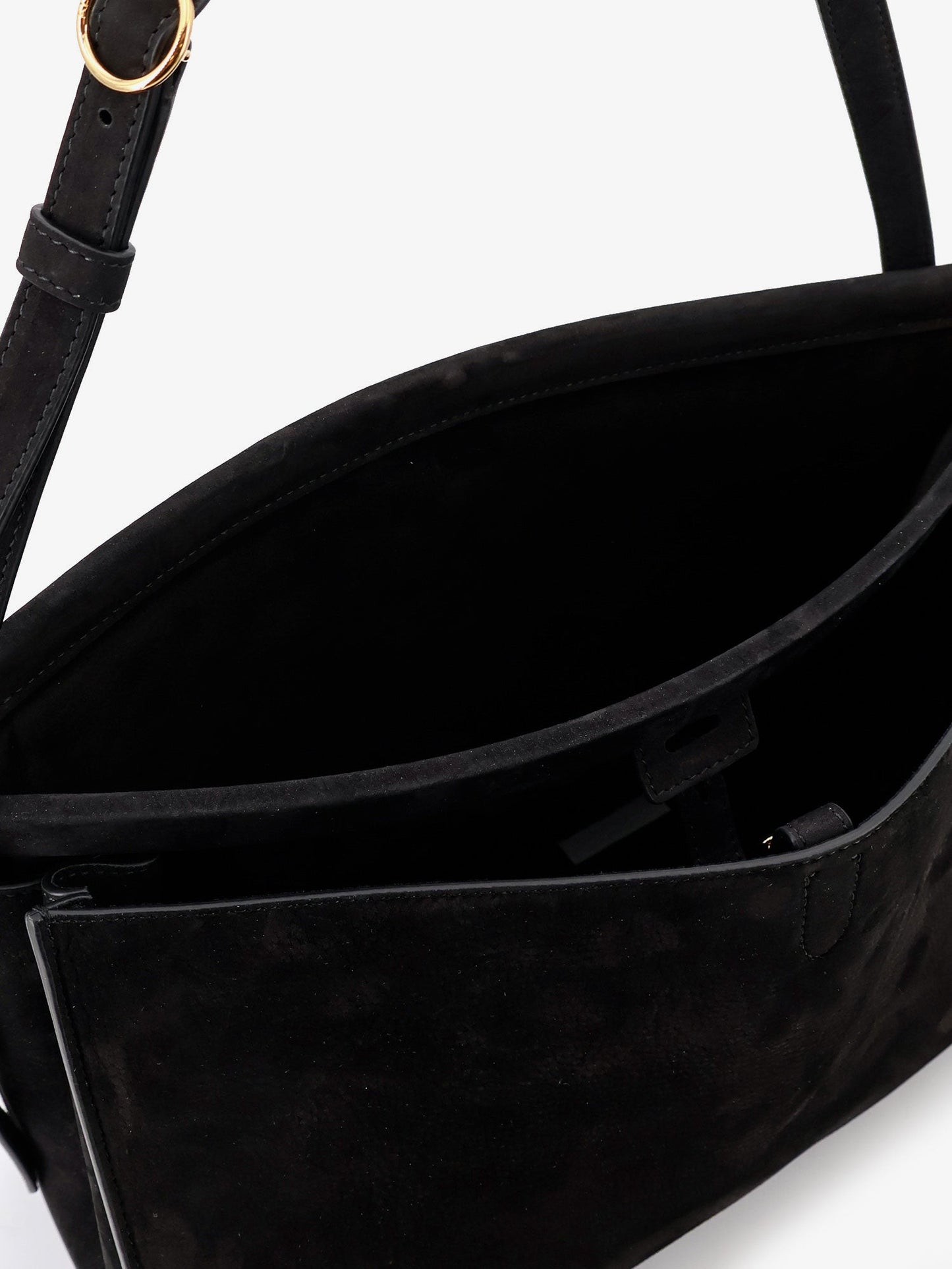 Alaia Women Le Click Pocket 35 Nabuk Shoulder Bag ALAIA
