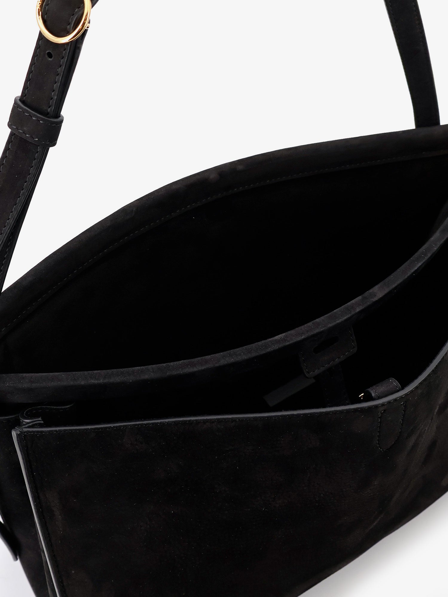 Alaia Women Le Click Pocket 35 Nabuk Shoulder Bag ALAIA