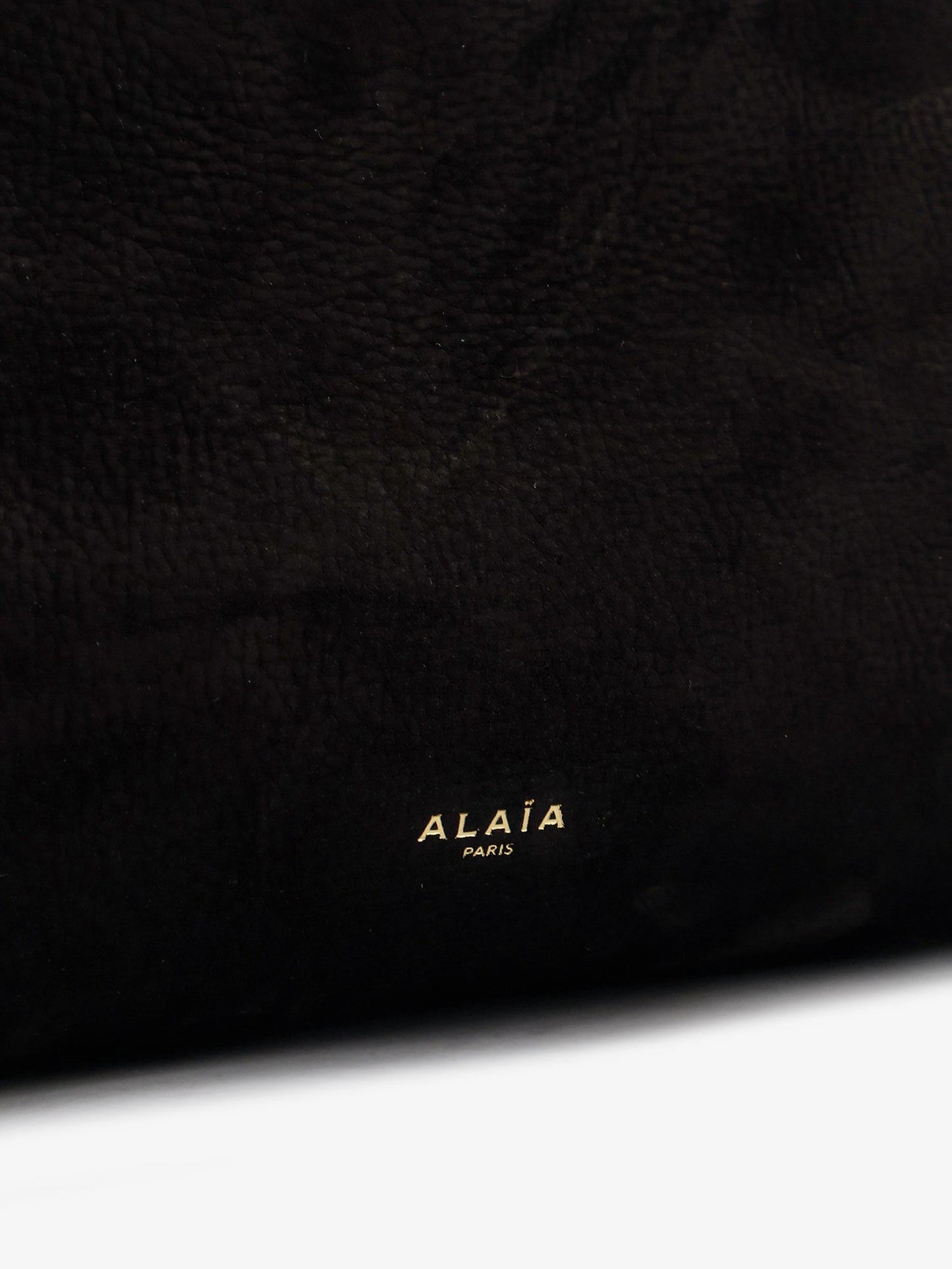 Alaia Women Le Click Pocket 35 Nabuk Shoulder Bag ALAIA