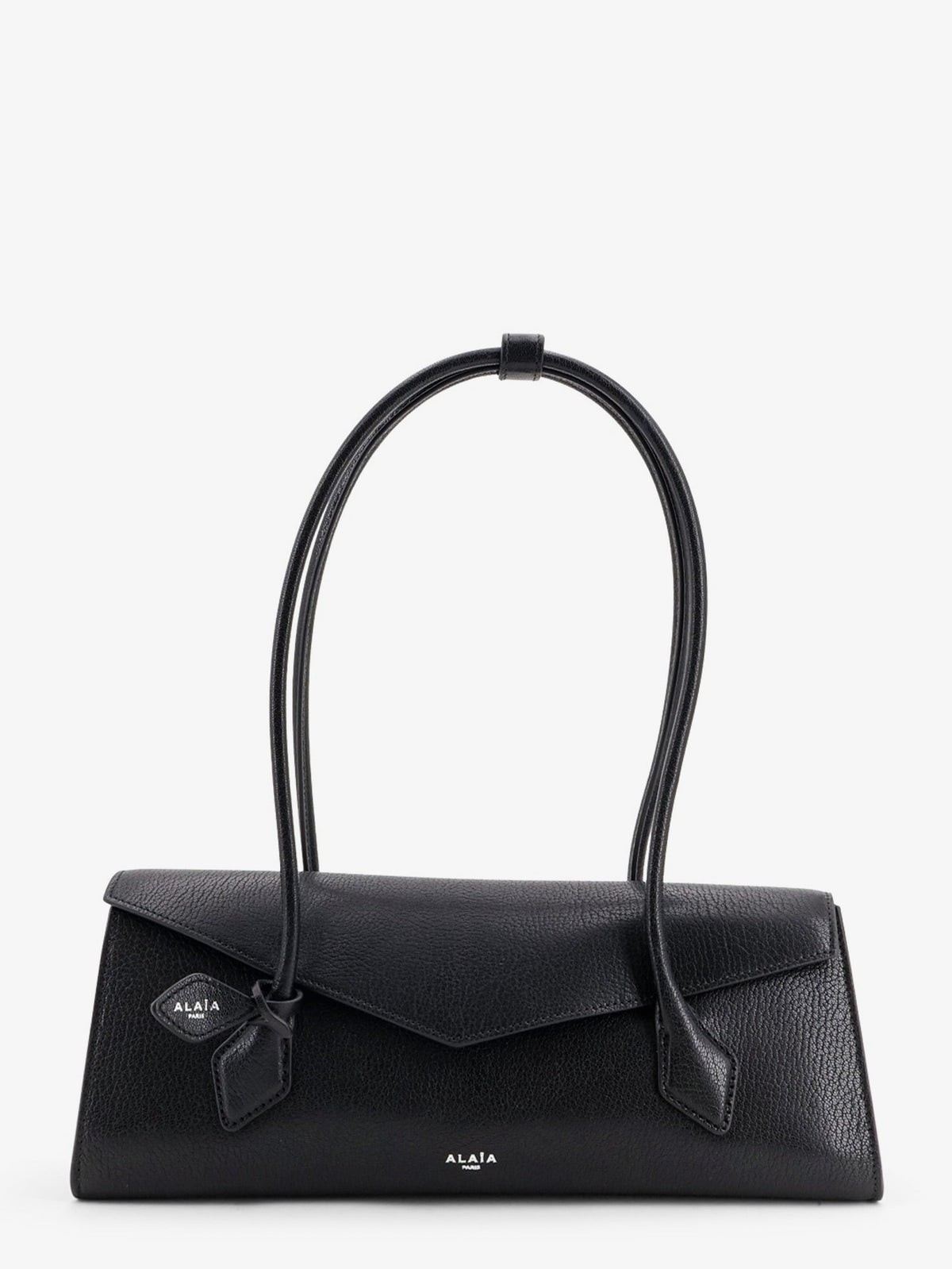 Alaia Women Le Teckel Flap Leather Handbag ALAIA
