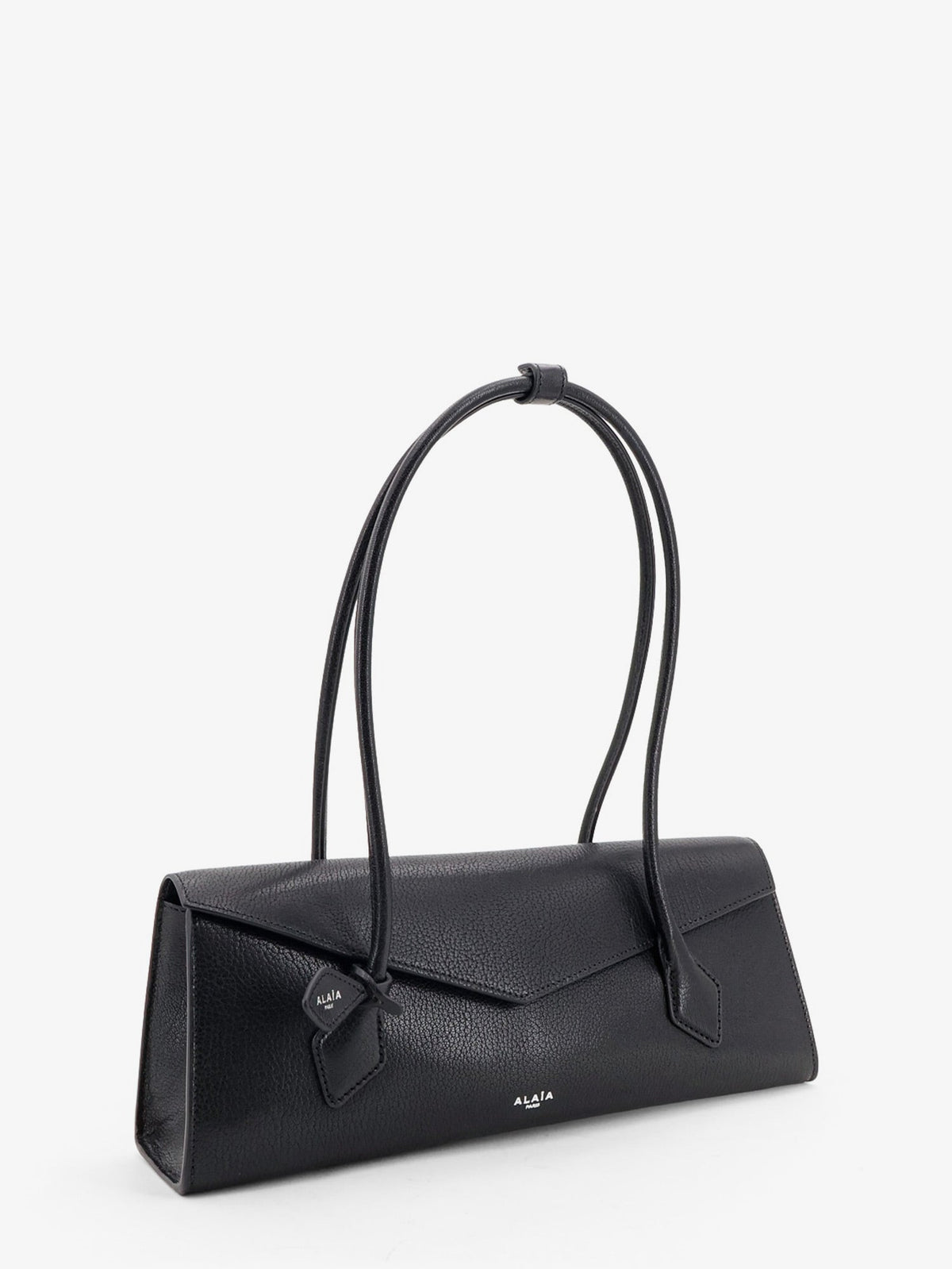 Alaia Women Le Teckel Flap Leather Handbag ALAIA