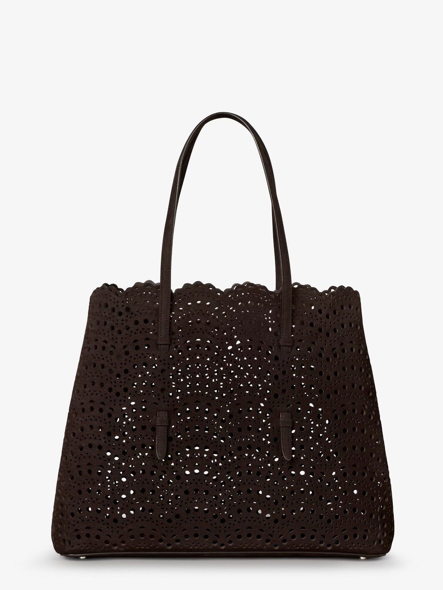 Alaia Women Mina 37 Leather With Vienne Motif Shoulder Bag ALAIA