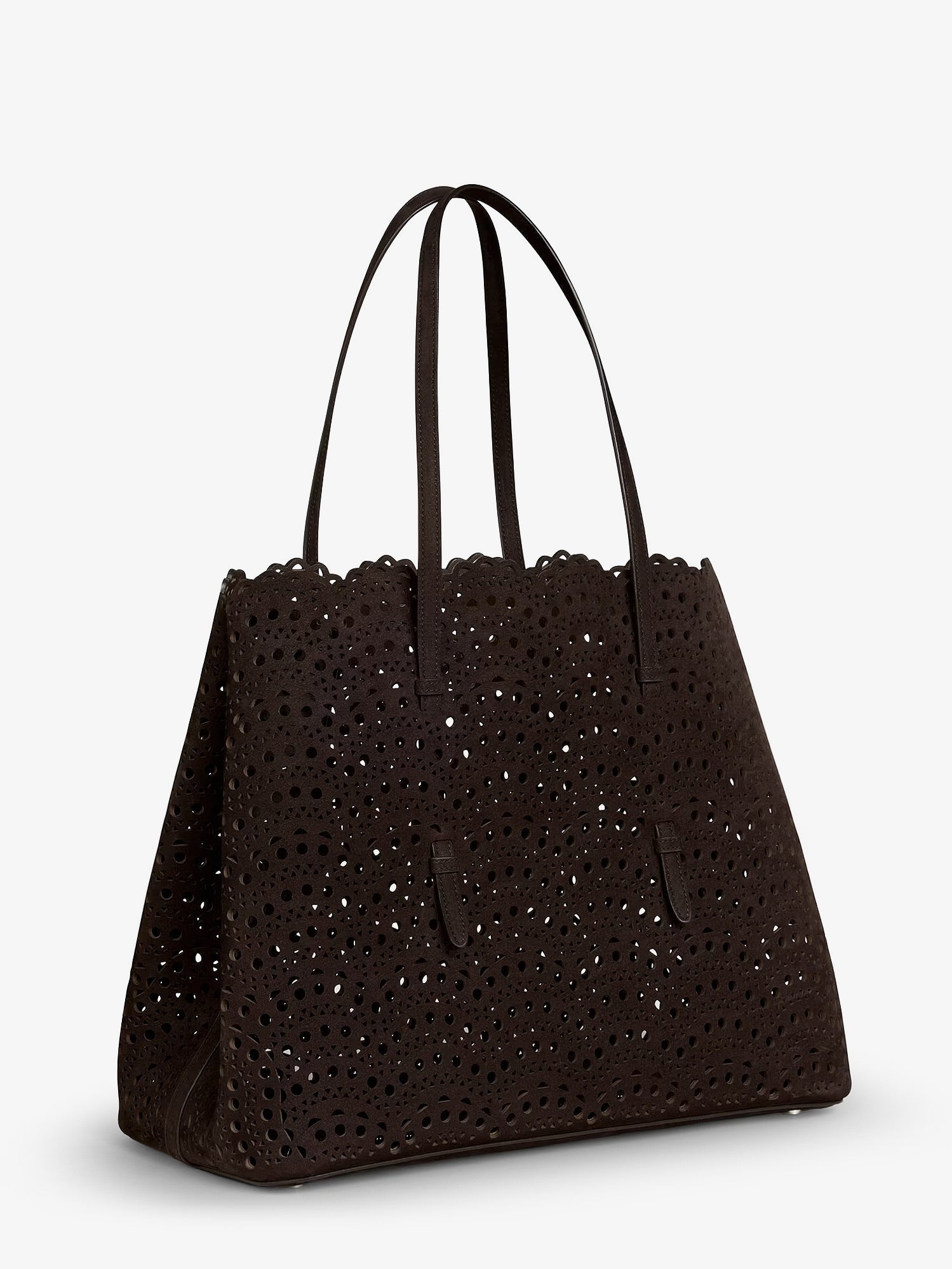 Alaia Women Mina 37 Leather With Vienne Motif Shoulder Bag ALAIA