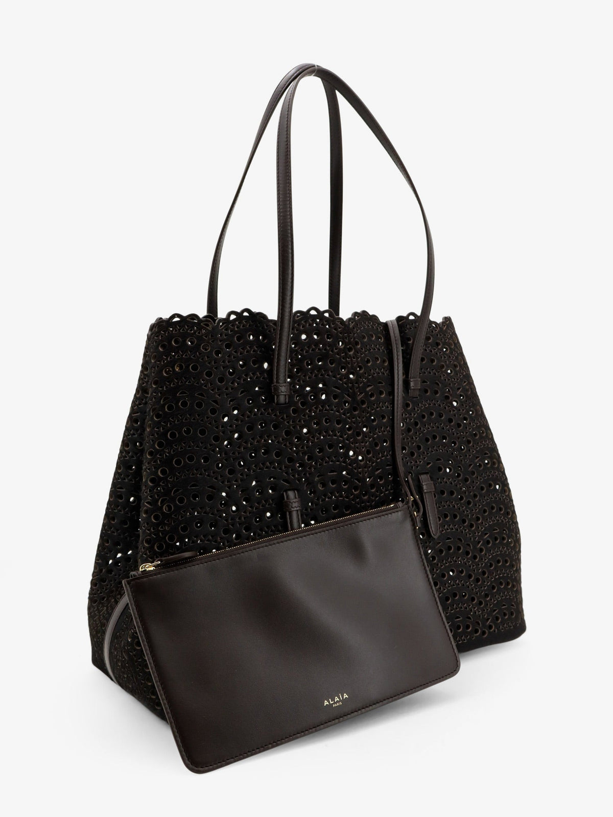 Alaia Women Mina Hair-Calf Handbag ALAIA
