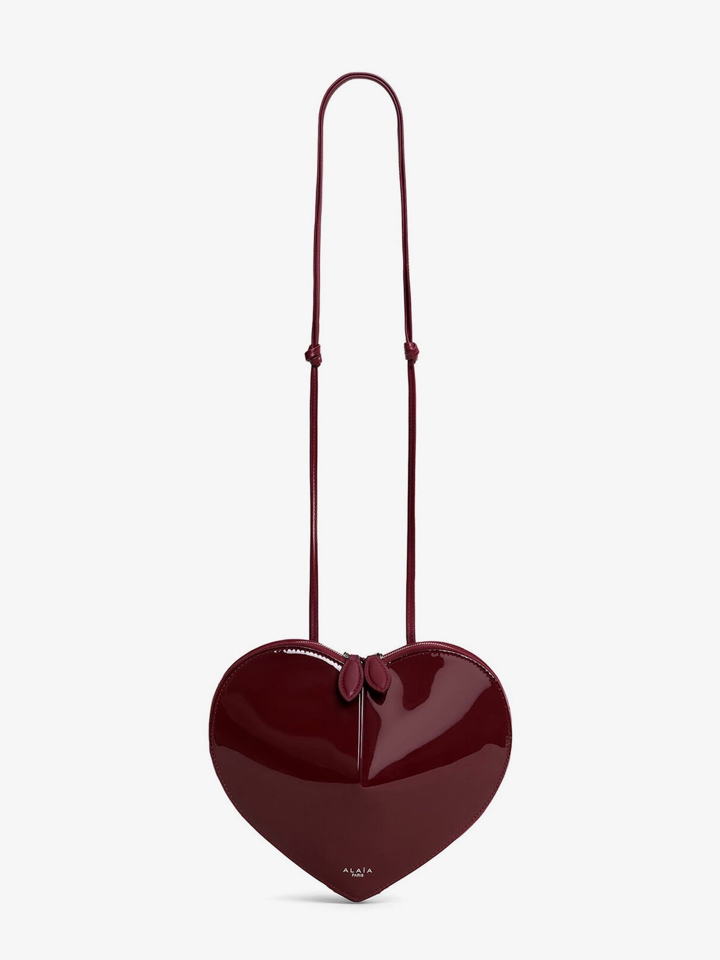 Alaia Women Le Coeur Patent Leather Crossbody Bag ALAIA