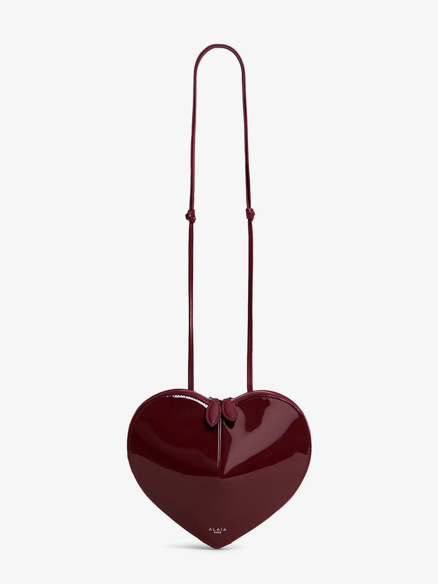 Alaia Women Le Coeur Patent Leather Crossbody Bag ALAIA