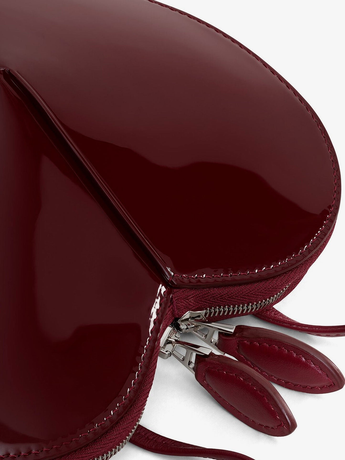 Alaia Women Le Coeur Patent Leather Crossbody Bag ALAIA