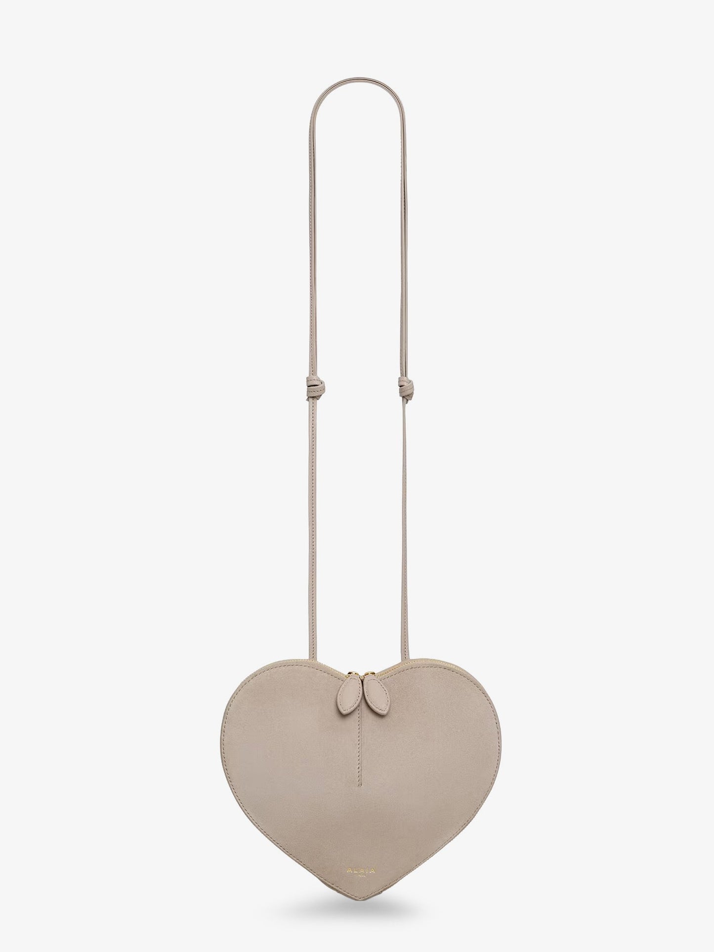 Alaia Women Le Coeur Suede And Leather Crossbody Bag ALAIA