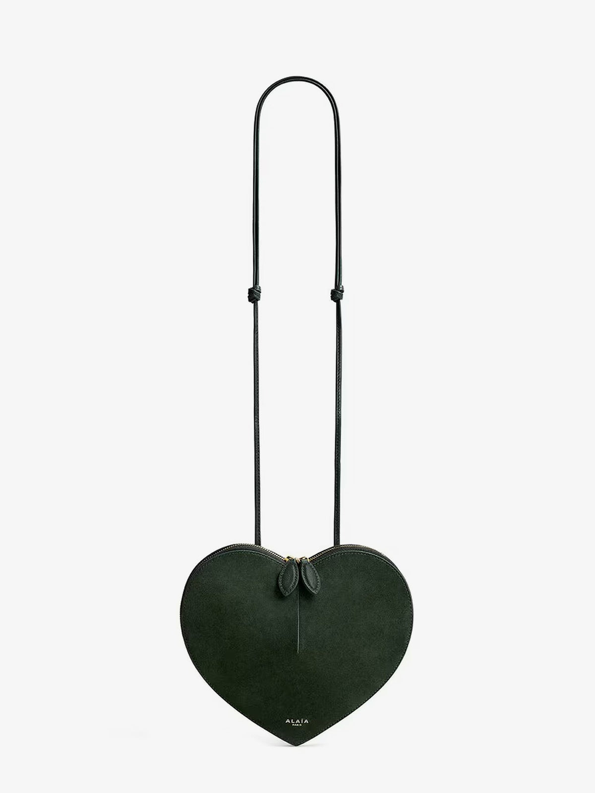 Alaia Women Le Coeur Suede Crossbody Bag ALAIA