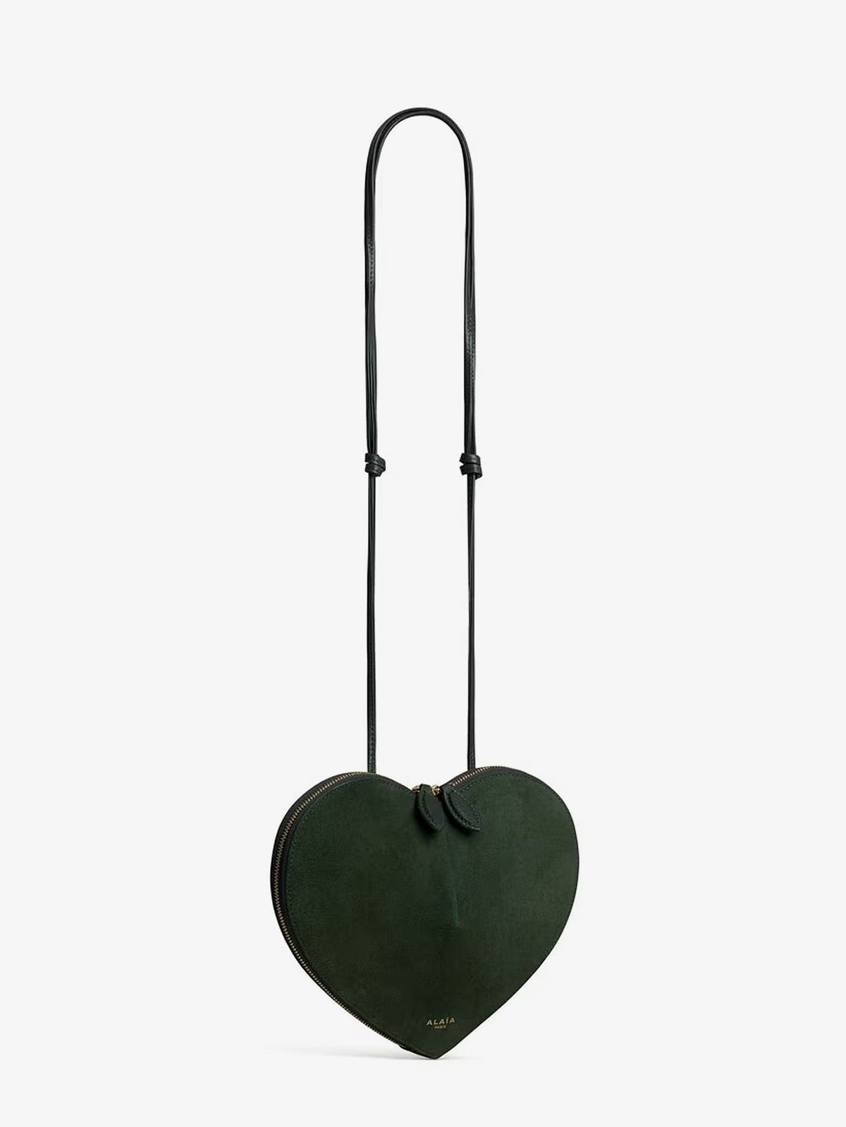 Alaia Women Le Coeur Suede Crossbody Bag ALAIA