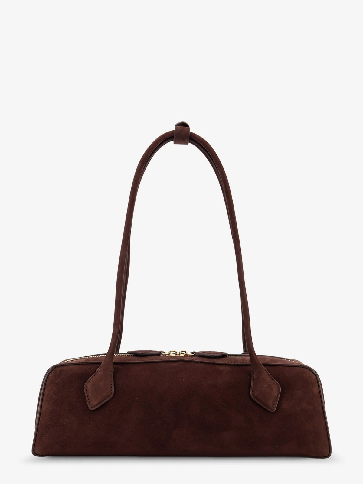 Alaia Women Teckel Medium Suede Shoulder Bag ALAIA