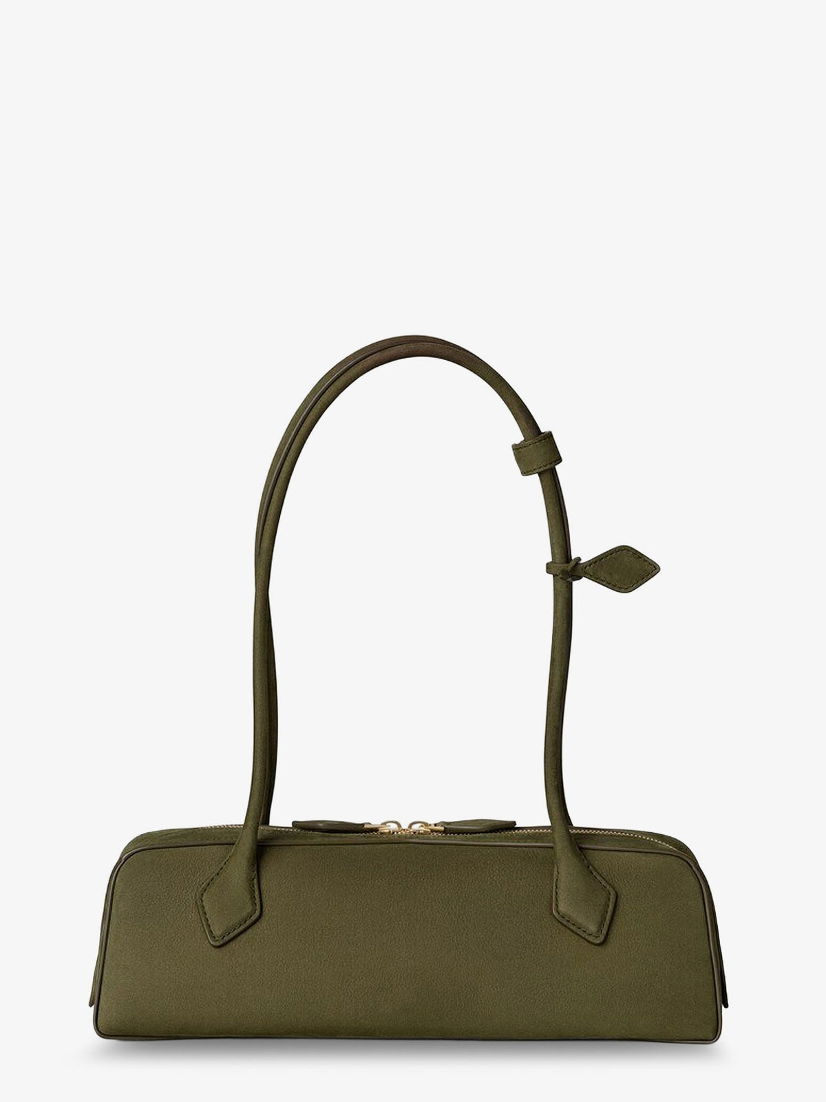Alaia Women Teckel Medium Suede Shoulder Bag ALAIA