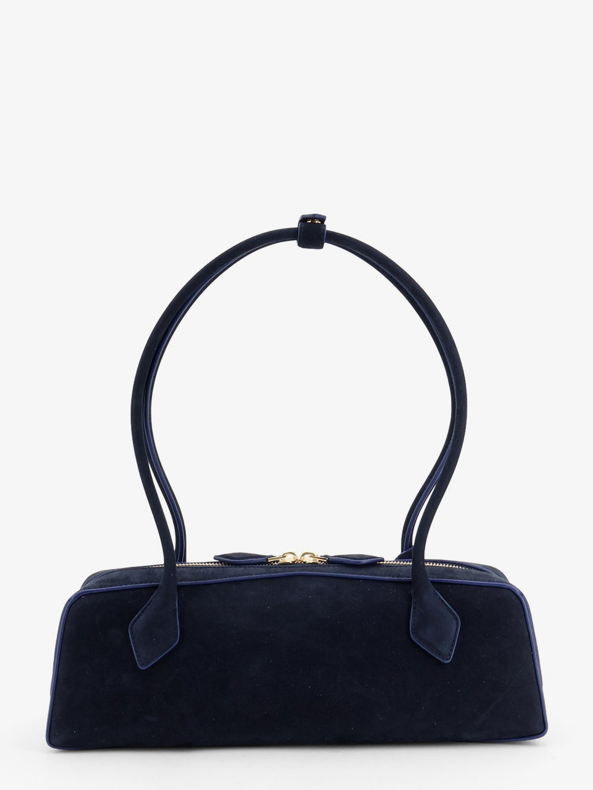 Alaia Women Teckel Medium Suede Shoulder Bag ALAIA