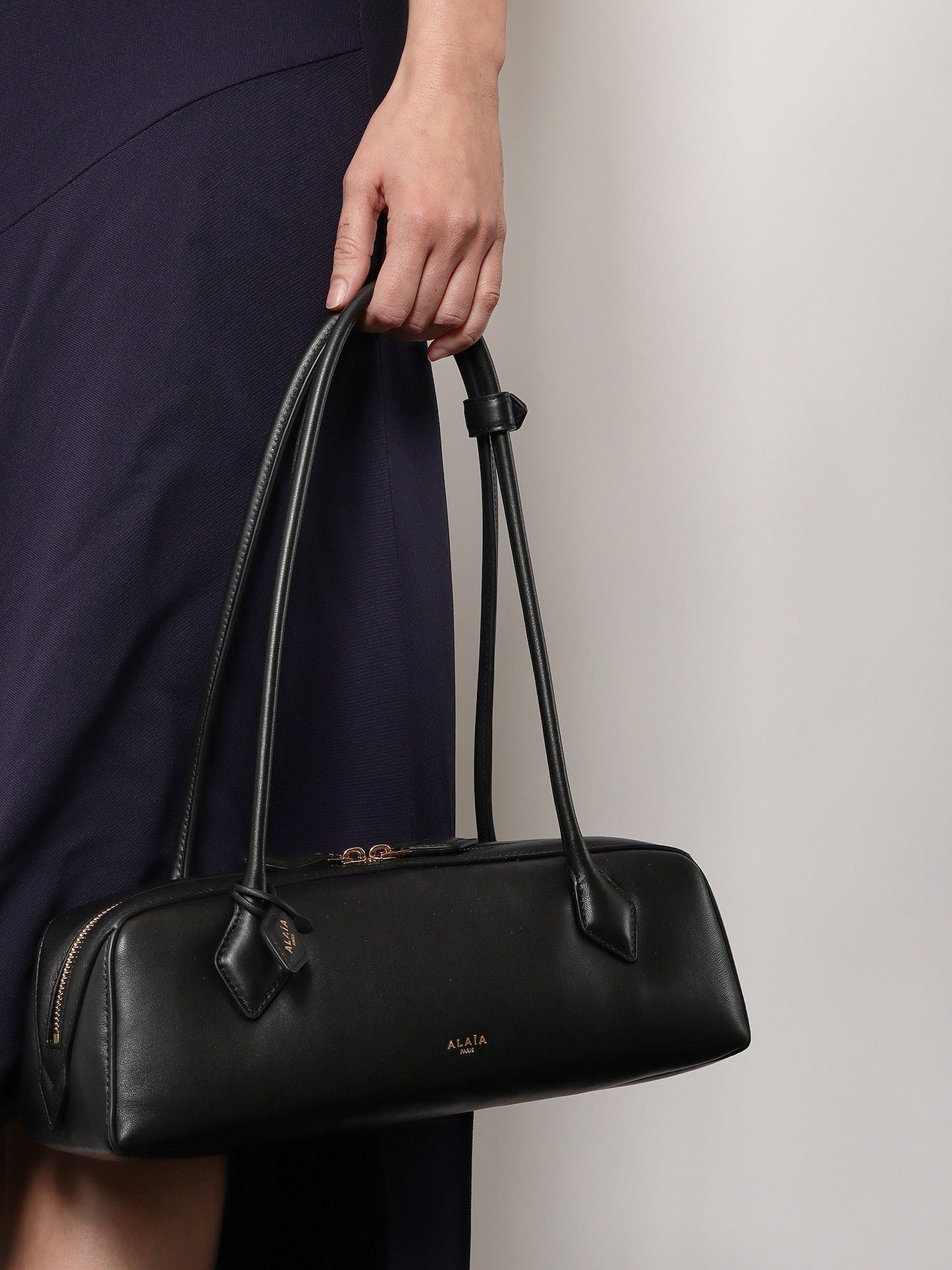 Alaia Women Le Teckel Leather Shoulder Bag ALAIA