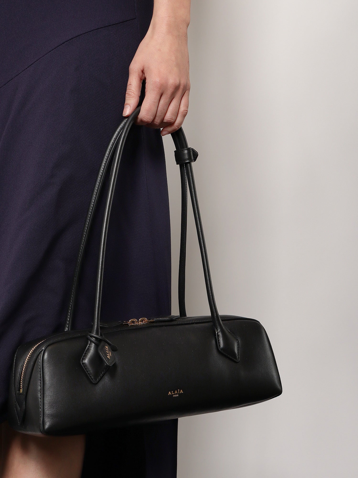 Alaia Women Le Teckel Leather Shoulder Bag ALAIA