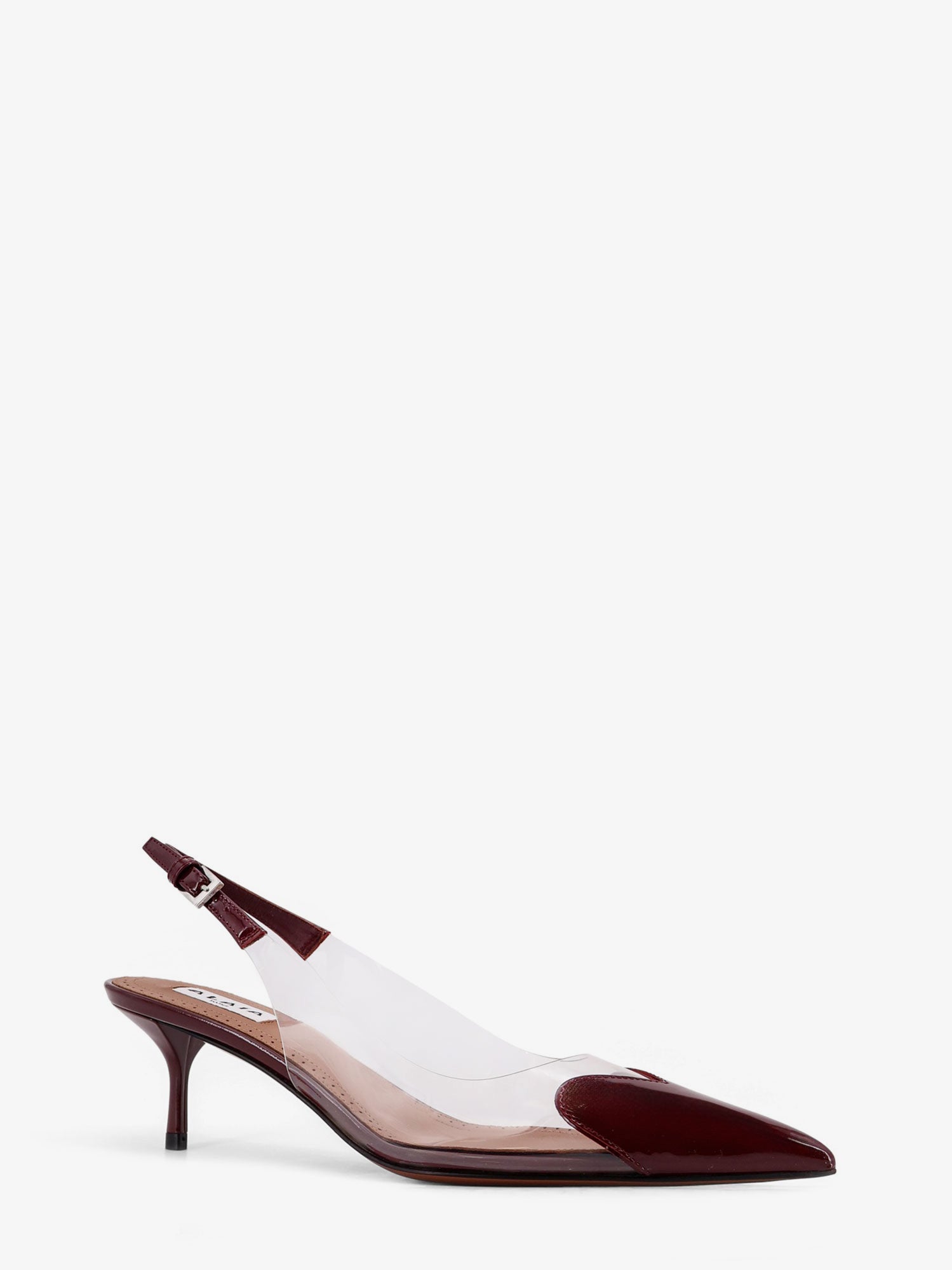 Alaia Women Le Coeur Pvc And Leather Slingback Decollete ALAIA