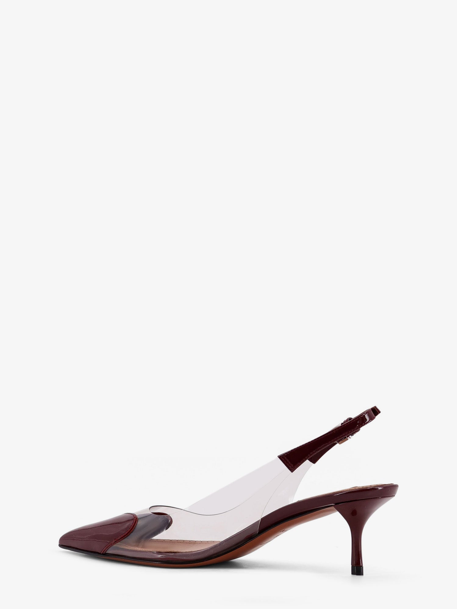Alaia Women Le Coeur Pvc And Leather Slingback Decollete ALAIA
