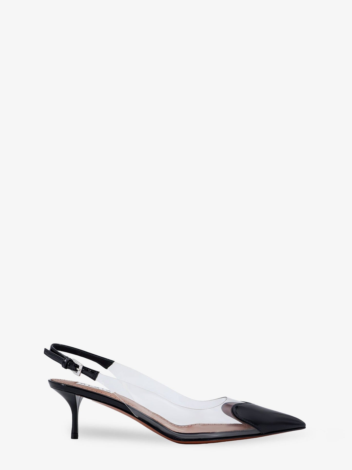 Alaia Women Le Coeur Slingback Pvc And Leather Pumps ALAIA