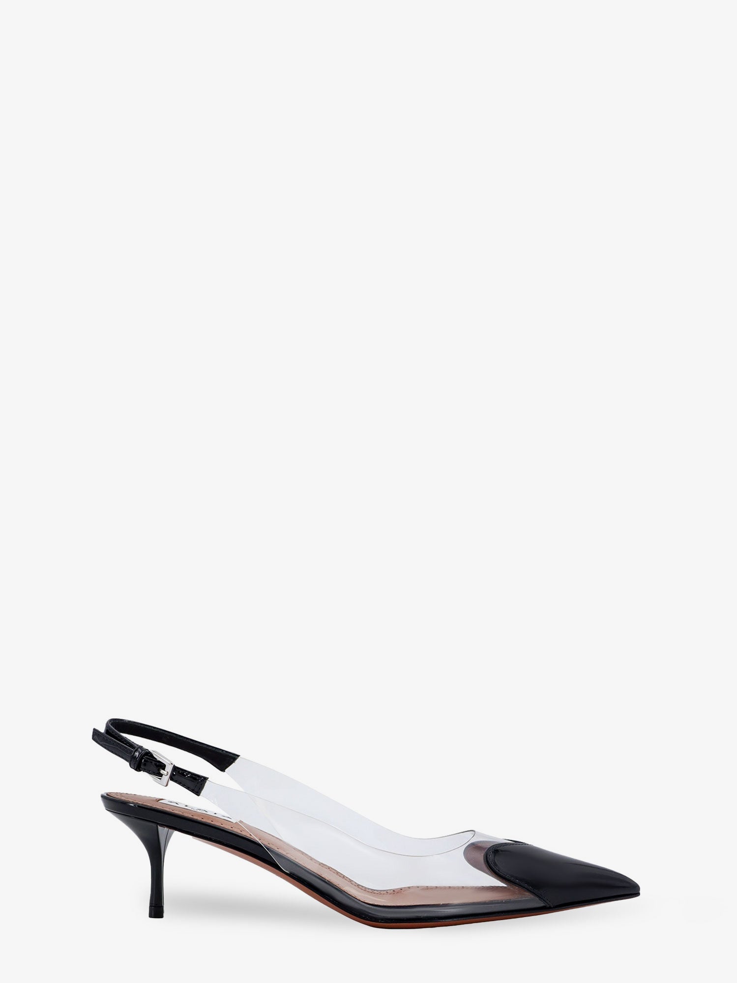 Alaia Women Le Coeur Slingback Pvc And Leather Pumps ALAIA