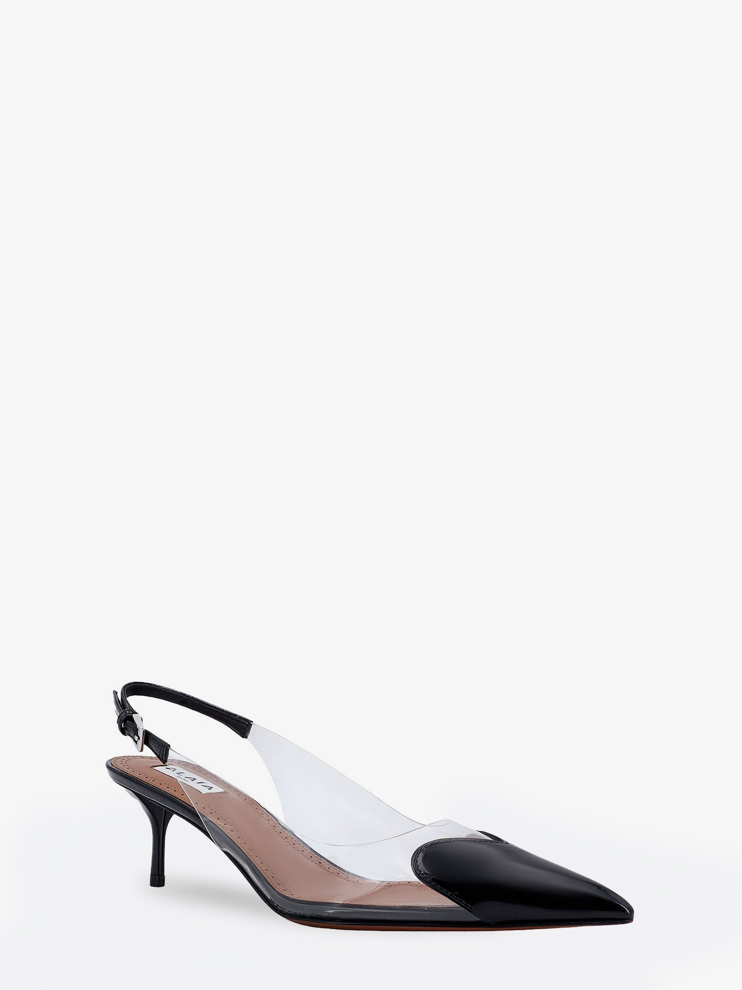 Alaia Women Le Coeur Slingback Pvc And Leather Pumps ALAIA