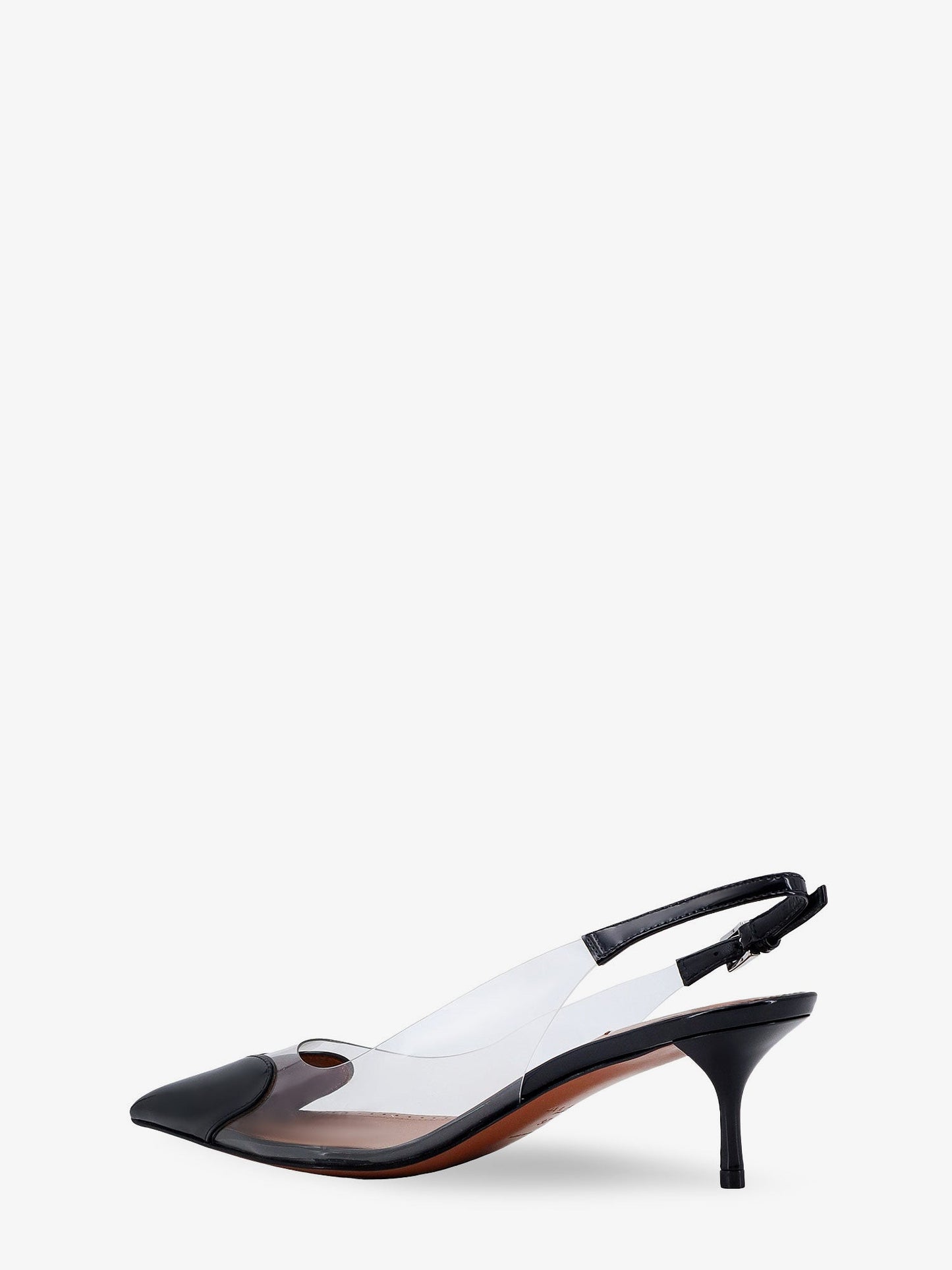 Alaia Women Le Coeur Slingback Pvc And Leather Pumps ALAIA