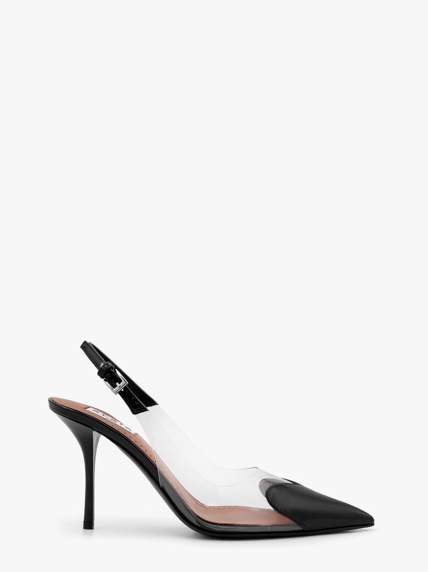 Alaia Women Le Coeur Slingback Pvc And Leather Pumps ALAIA