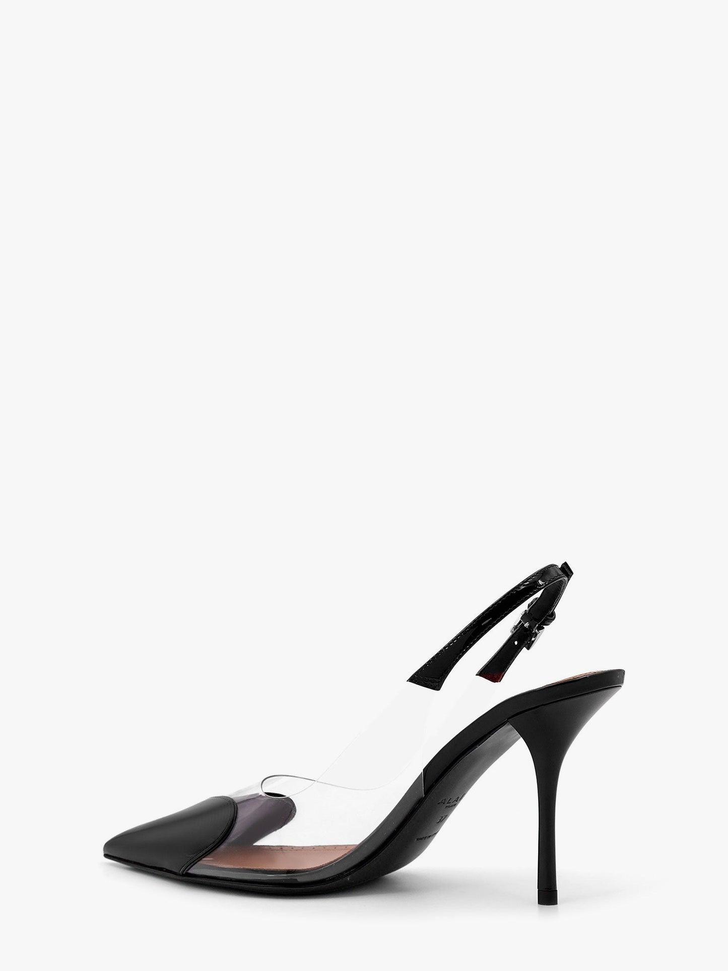Alaia Women Le Coeur Slingback Pvc And Leather Pumps ALAIA