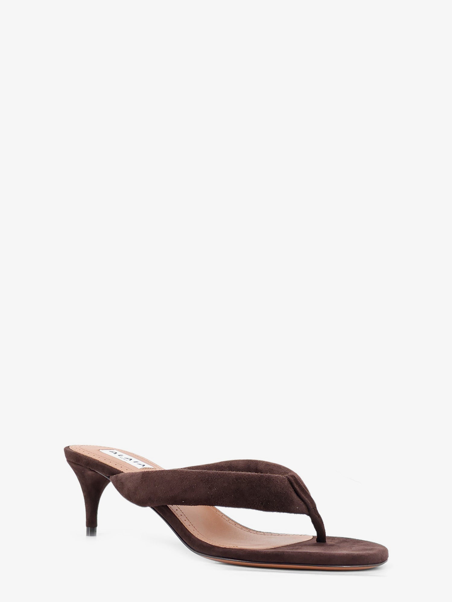 Alaia Women Suede Heeled Sandals ALAIA