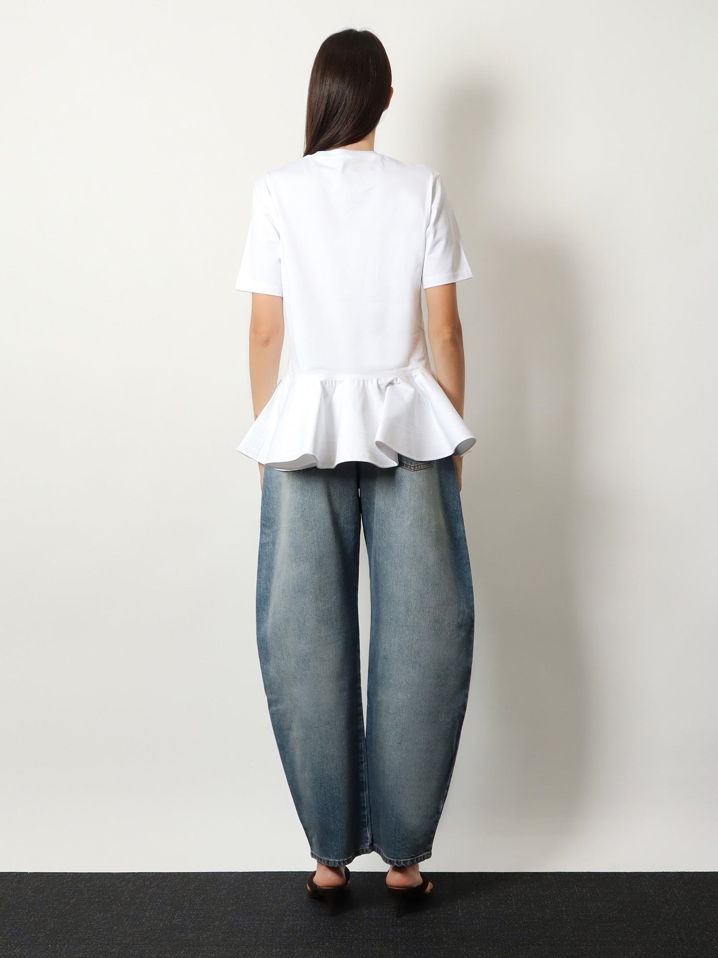 Alaia Women Crinoline Cotton Jersey T-Shirt ALAIA