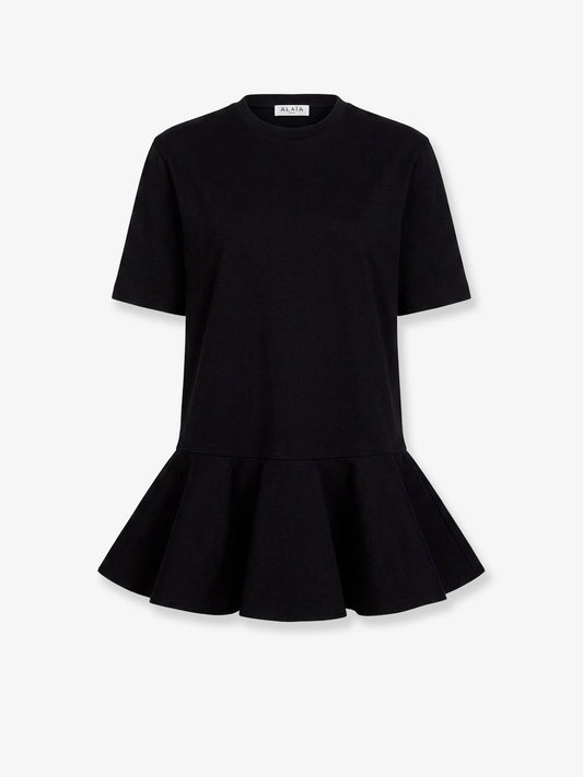 Alaia Women Crinoline Cotton Jersey T-Shirt