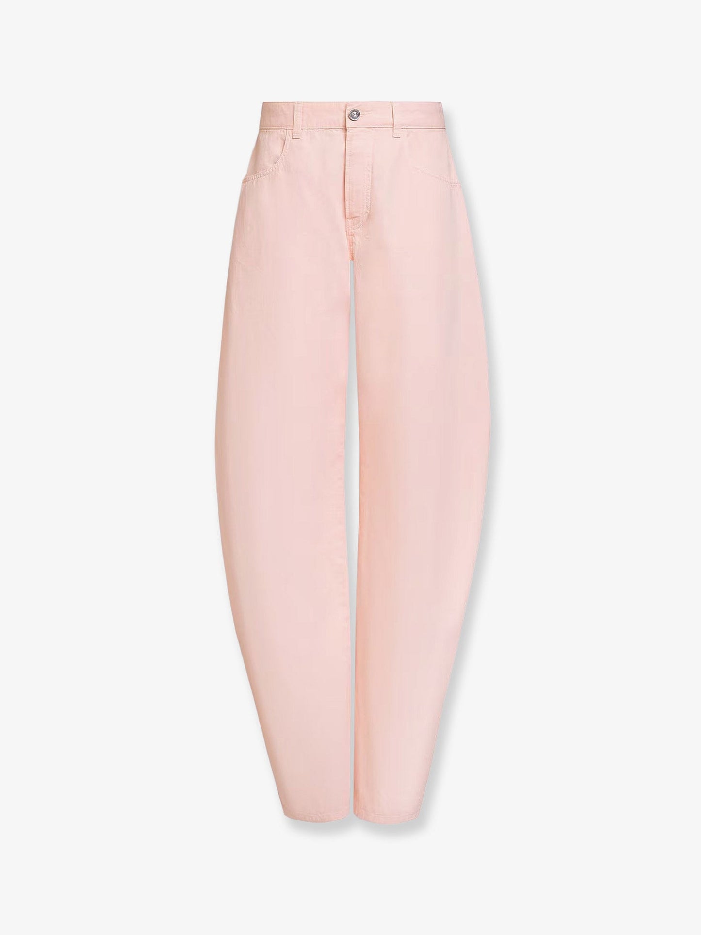 Alaia Women Barrel Fit Denim Trousers ALAIA
