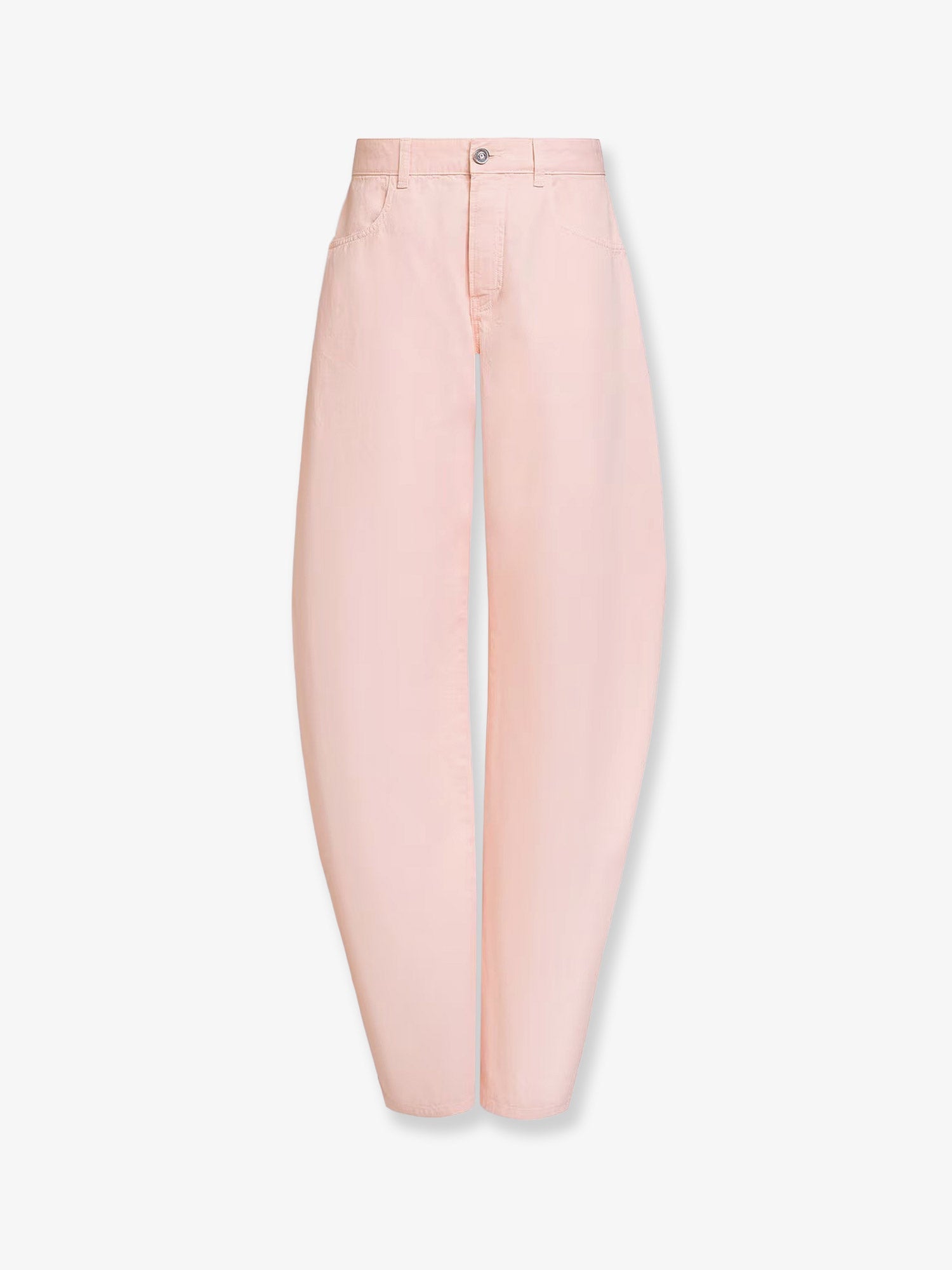 Alaia Women Barrel Fit Denim Trousers ALAIA