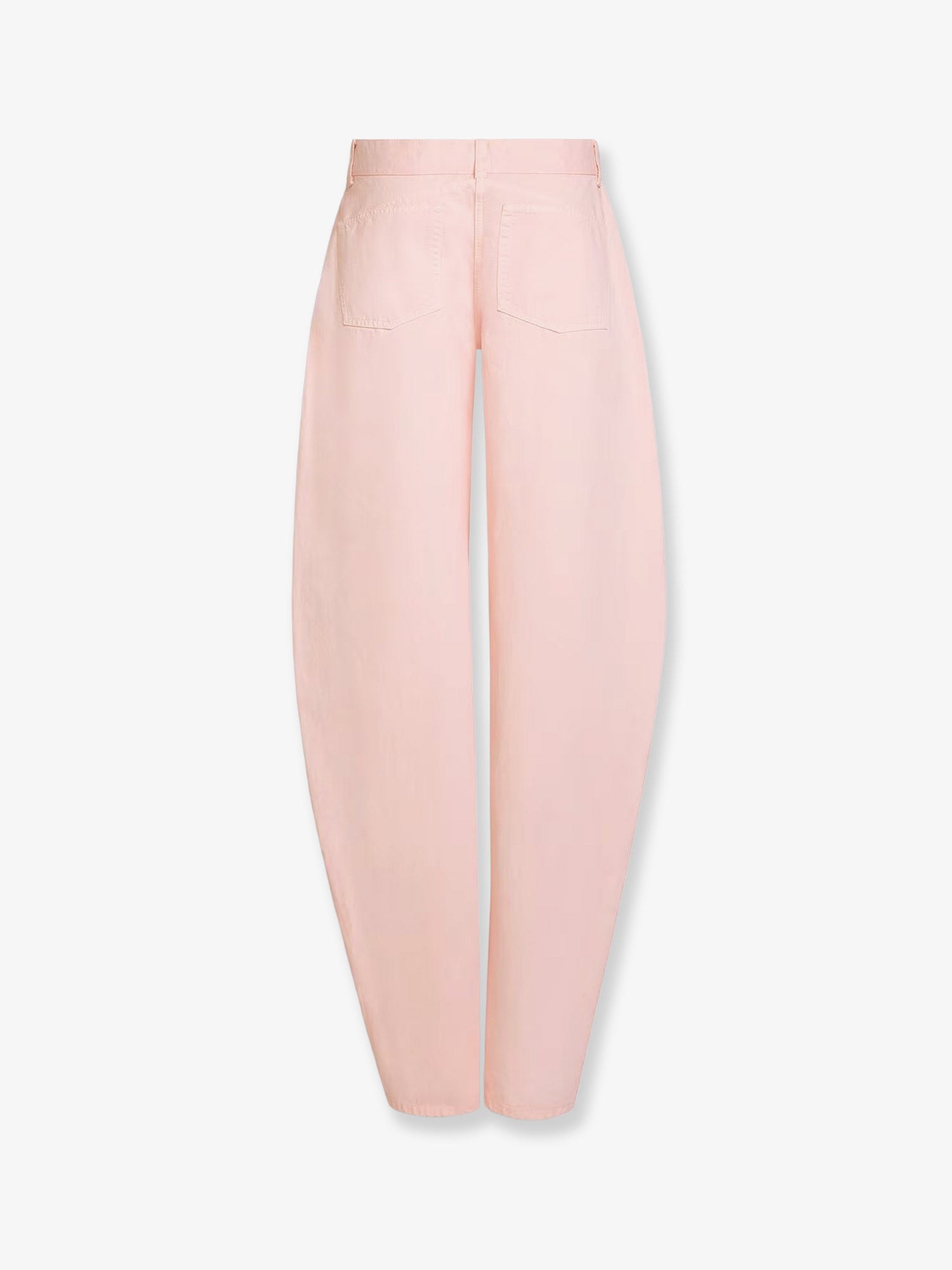 Alaia Women Barrel Fit Denim Trousers ALAIA