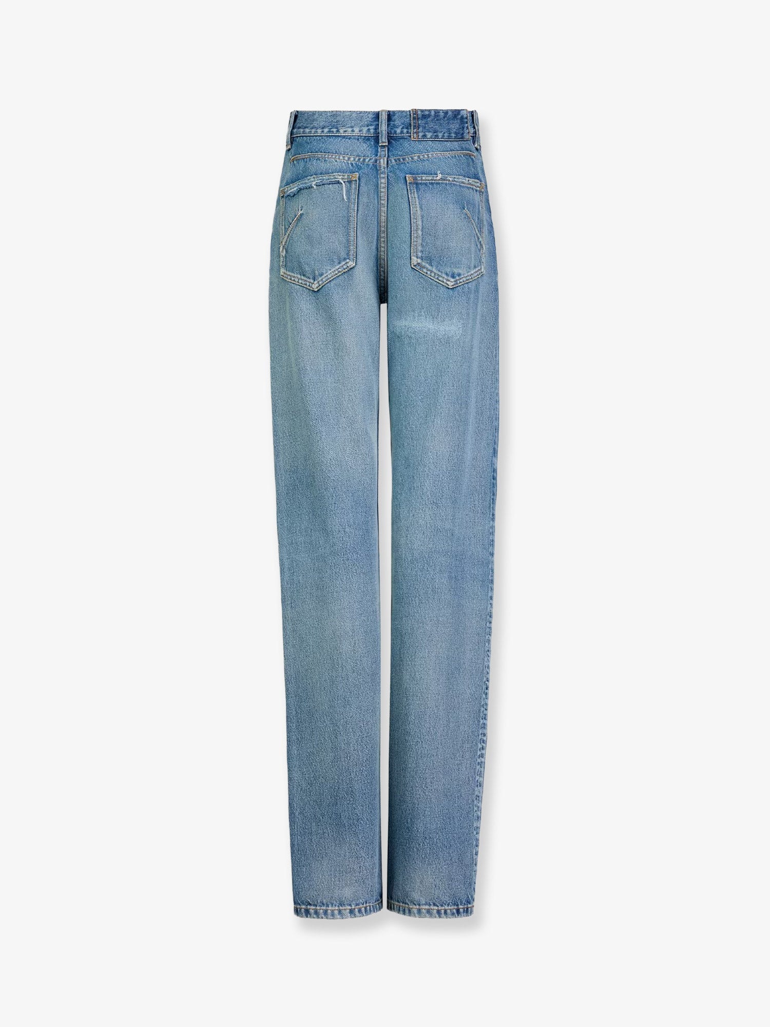 Alaia Women Blue Denim Jeans ALAIA