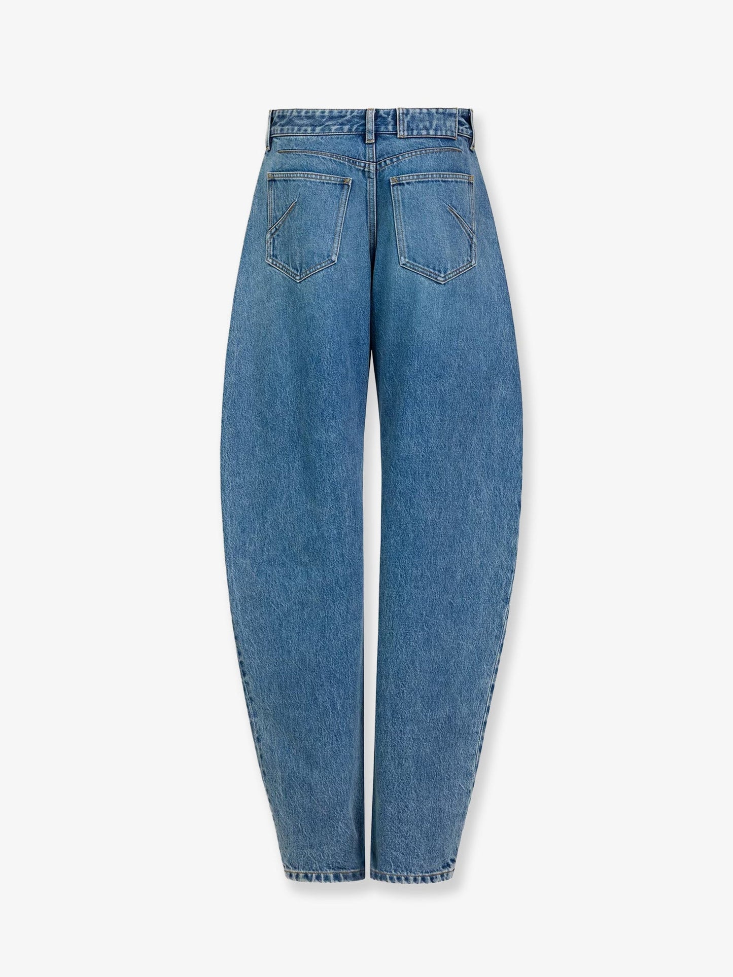 Alaia Women Blue Denim Jeans ALAIA