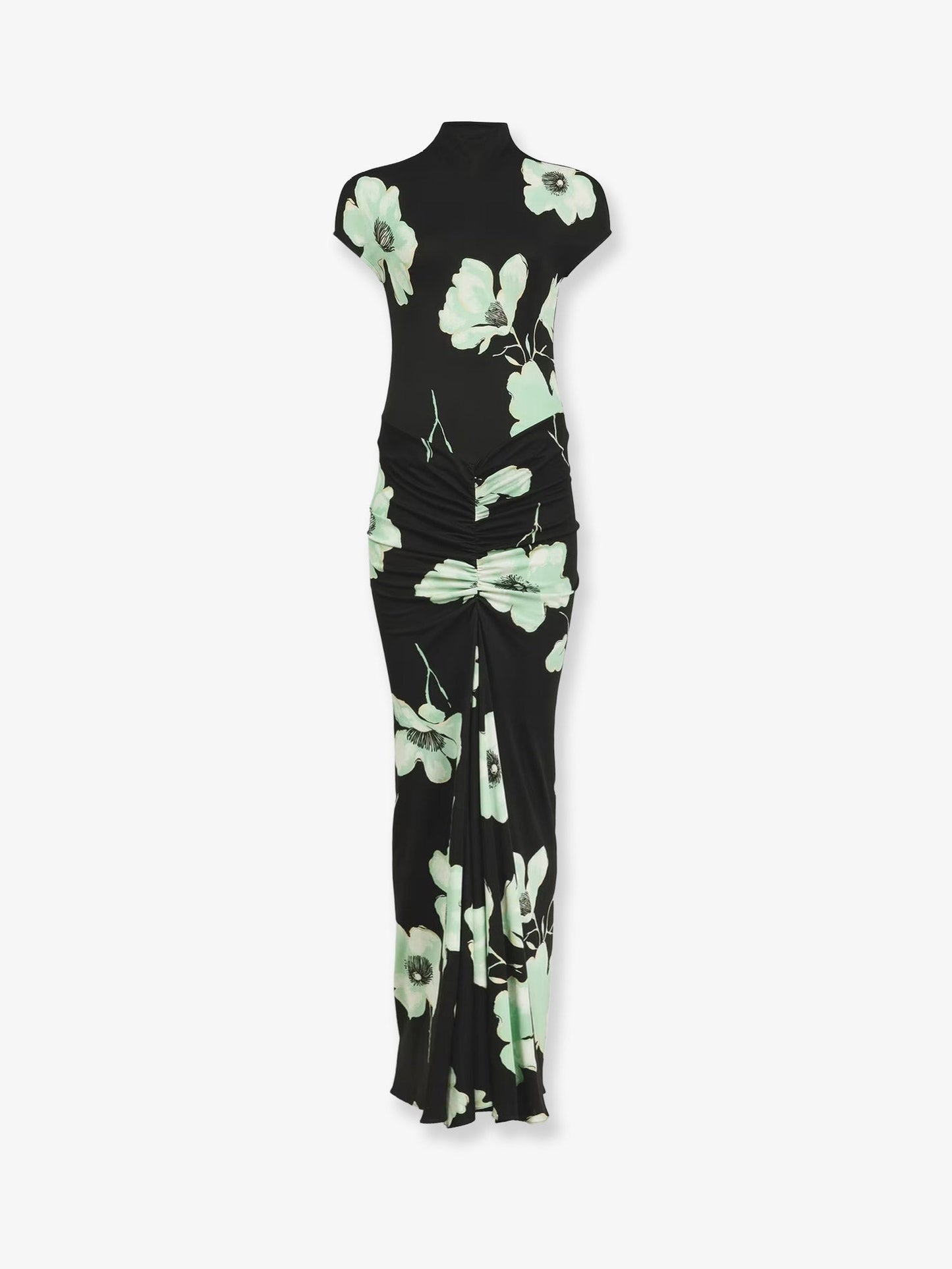 Alaia Women Viscose Dress With Sakura Print ALAIA