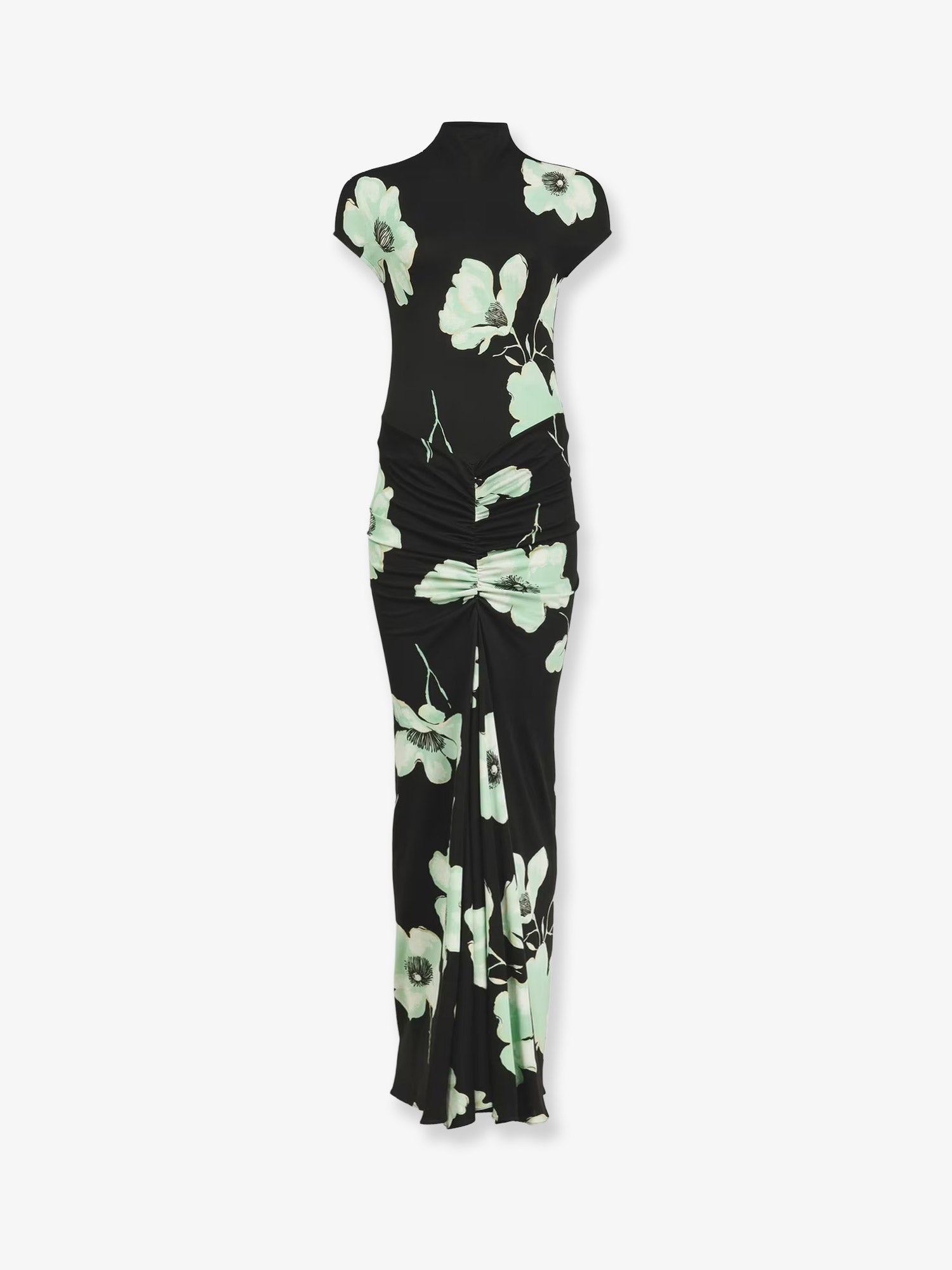 Alaia Women Viscose Dress With Sakura Print ALAIA