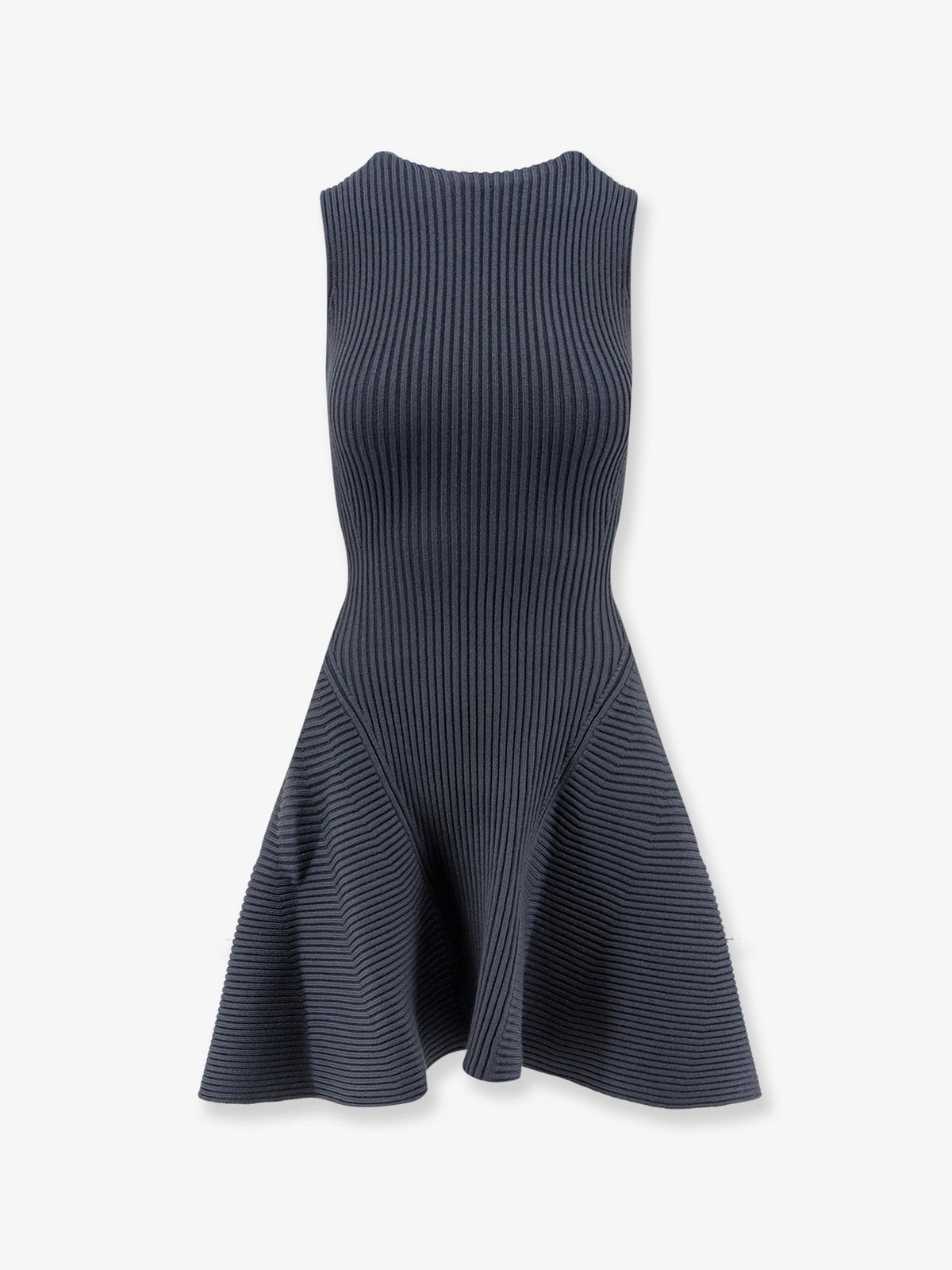 Alaia Women Ribbed Skater Dress ALAIA