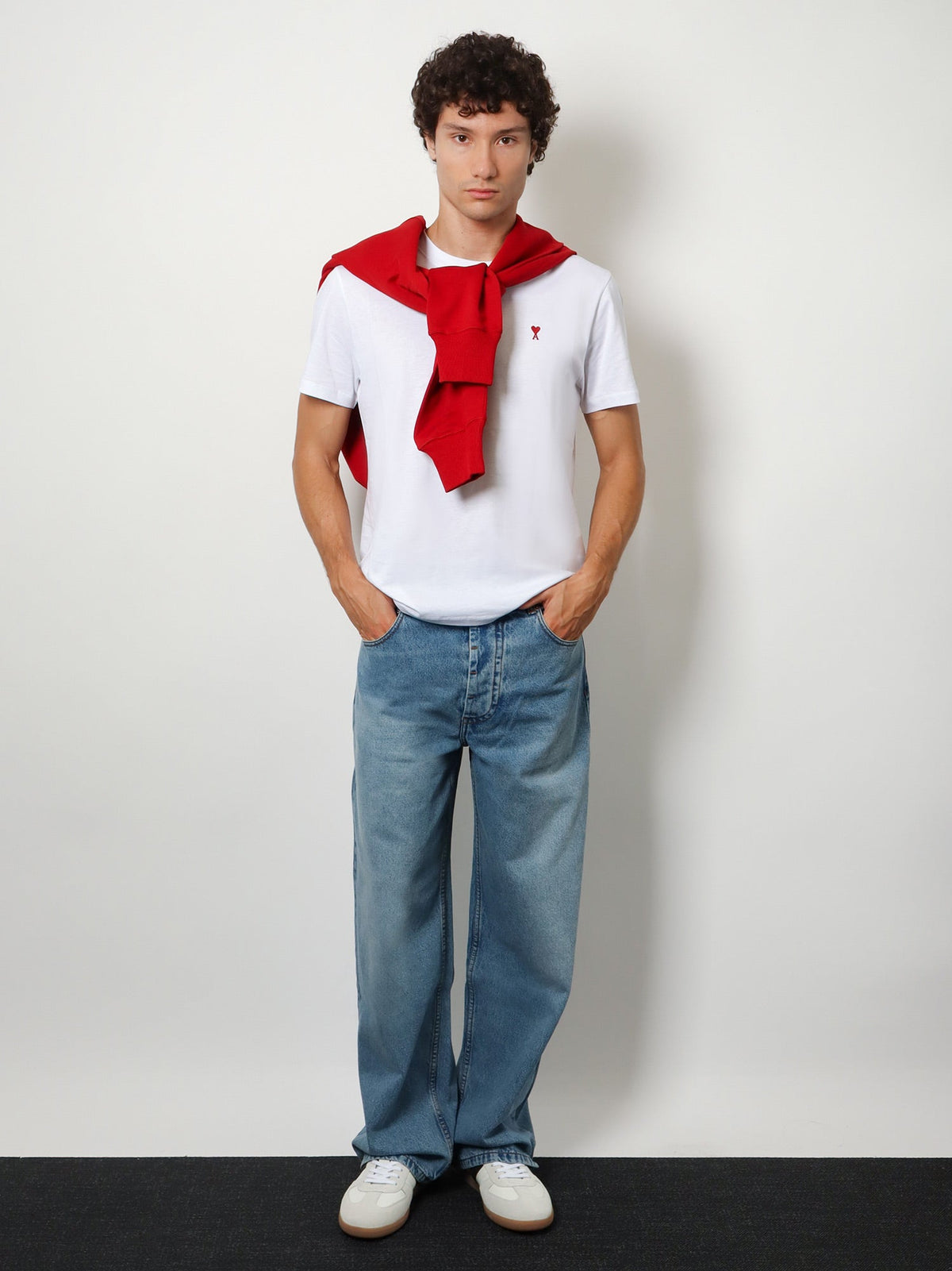Ami Paris Men Biologic Cotton T-Shirt AMI PARIS