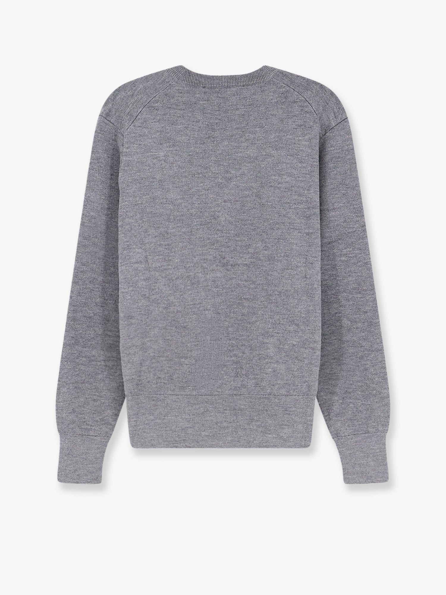 Ami Paris Men Wool Cardigan With Iconic Embroidery AMI PARIS