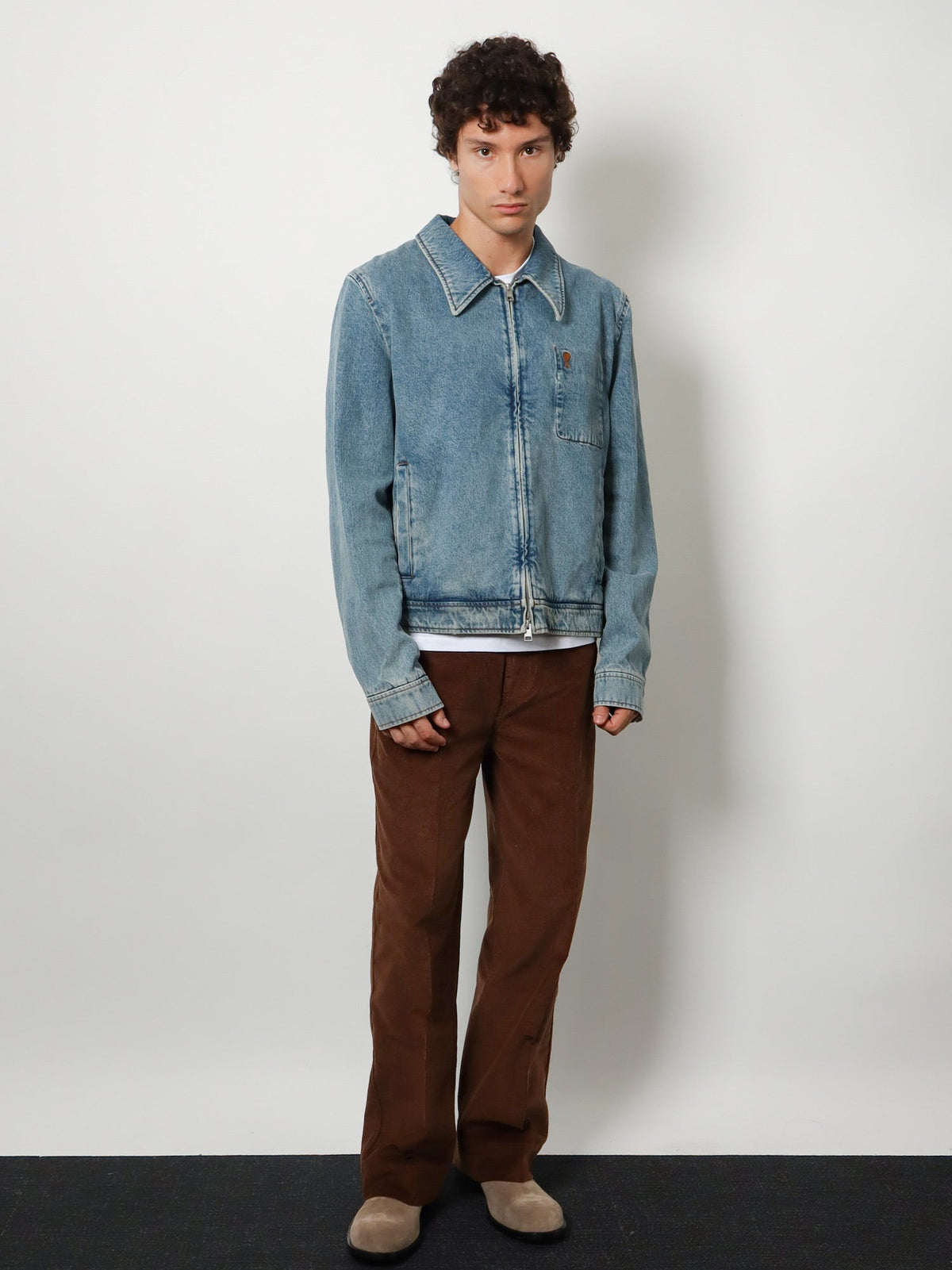 Ami Paris Men Corduroy Trousers AMI PARIS