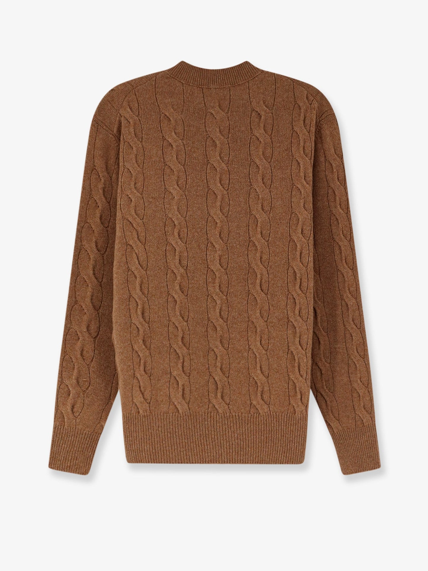 Ami Paris Men Braided Knit Wool Sweater AMI PARIS
