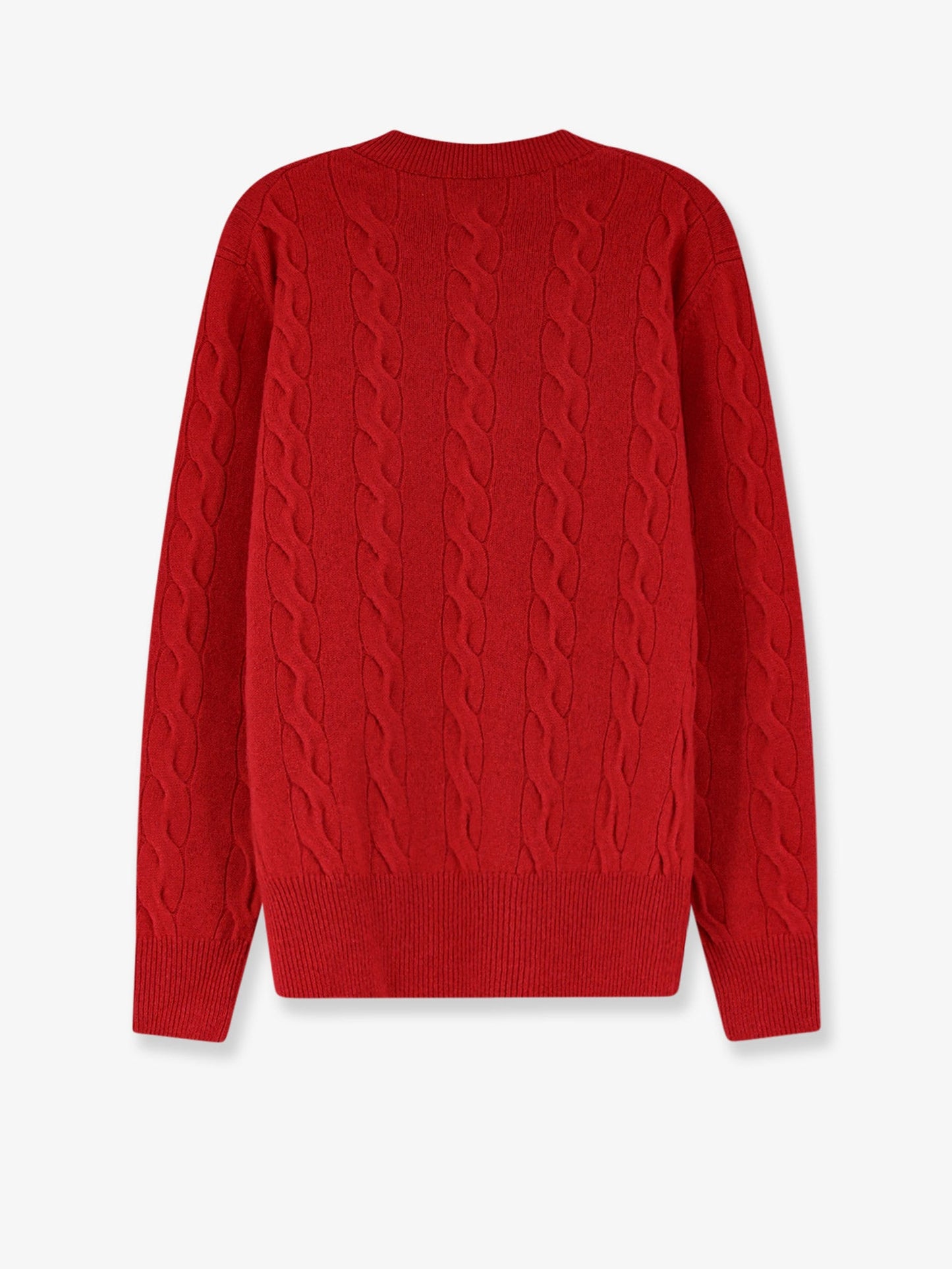 Ami Paris Men Wool Sweater With Cable Knit AMI PARIS